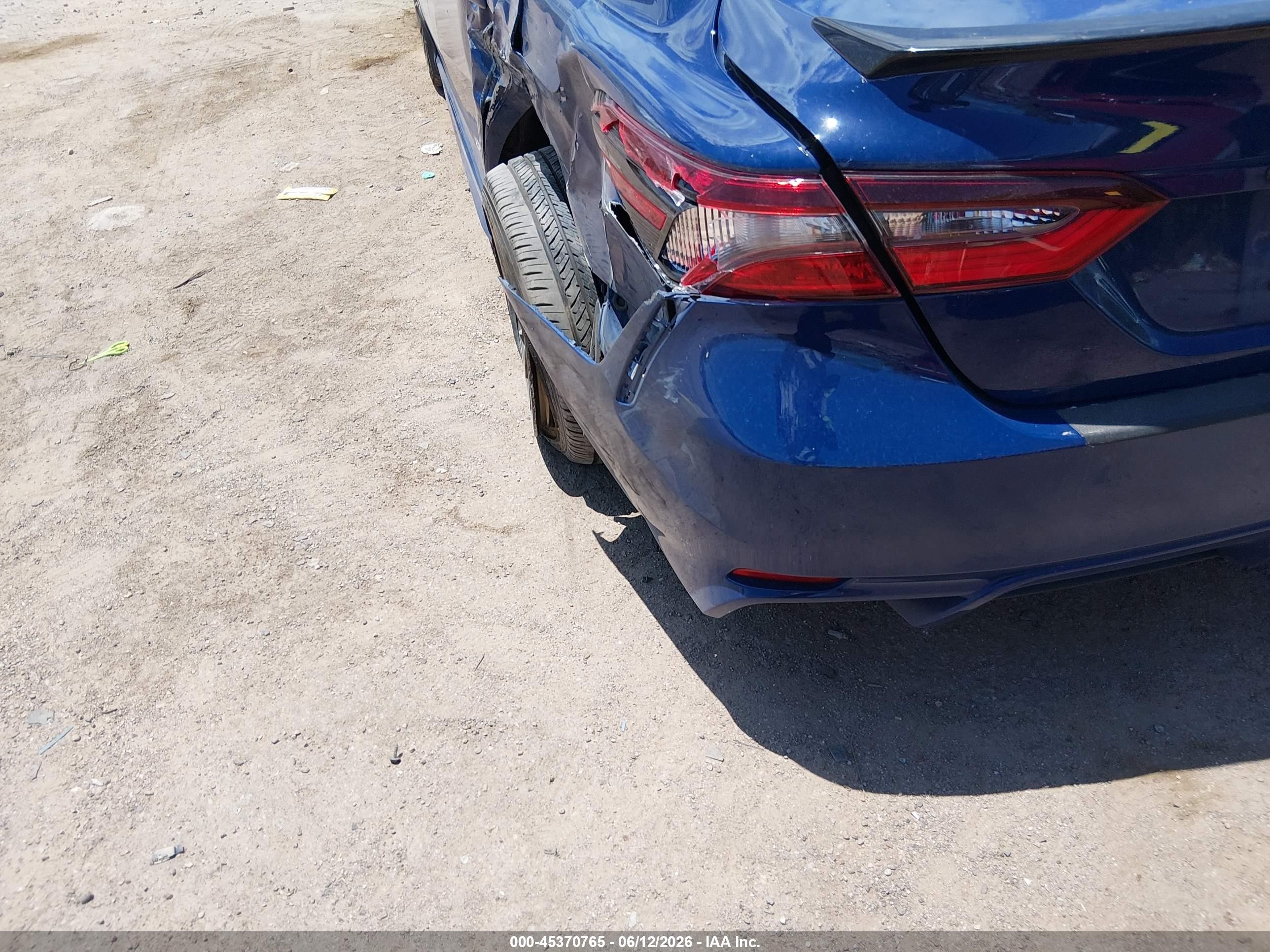 2024 Toyota Camry VIN 4T1G11AK0RU258800 IAAI salvage auction — Rear End, Salvage (Arizona), sold $7,550 on 2026-07-02 (photo 6)