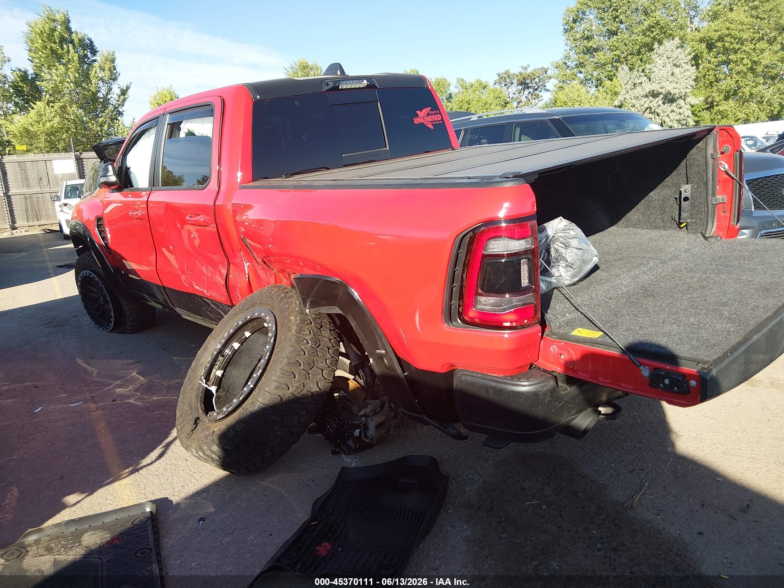 2021 Ram 1500 VIN 1C6SRFU96MN685289 IAAI salvage auction — Side, Salvage (Colorado), sold $31,750 on 2026-08-14 (photo 3)