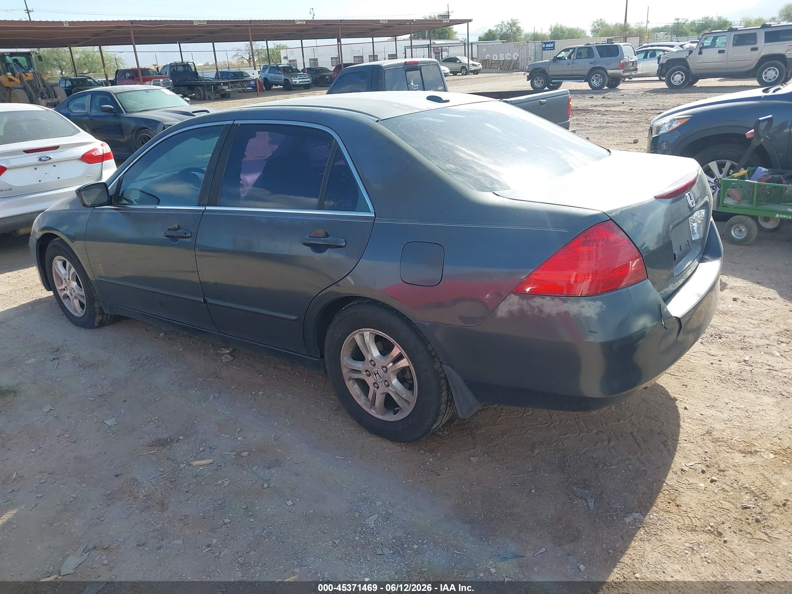 2006 Honda Accord VIN 1HGCM56896A123215 IAAI salvage auction — Normal Wear, Clear-Dealer Only (Arizona), sold $650 on 2026-07-02 (photo 3)