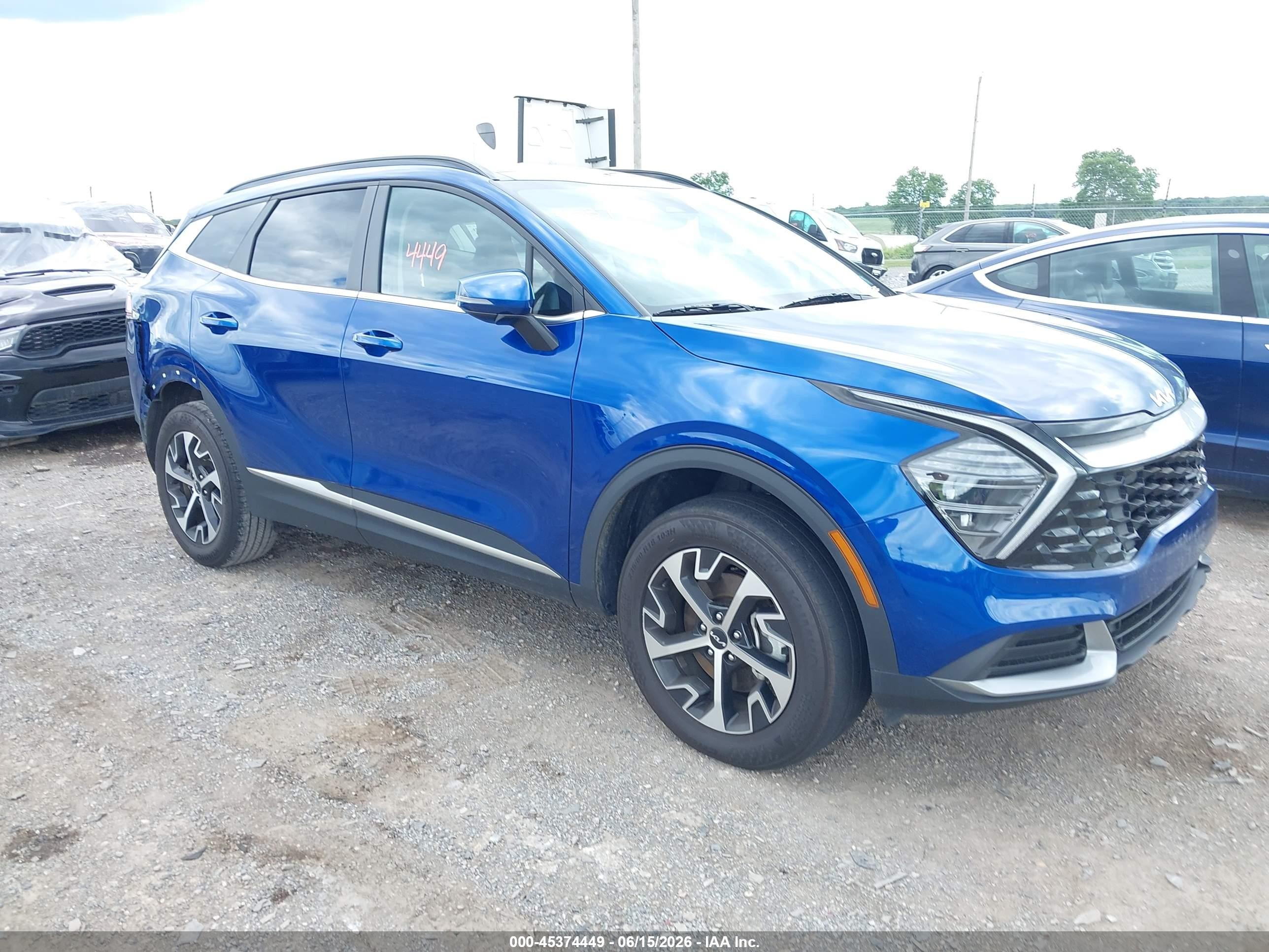 2025 Kia Sportage VIN 5XYK3CDF7SG288211 — IAAI salvage auction photo