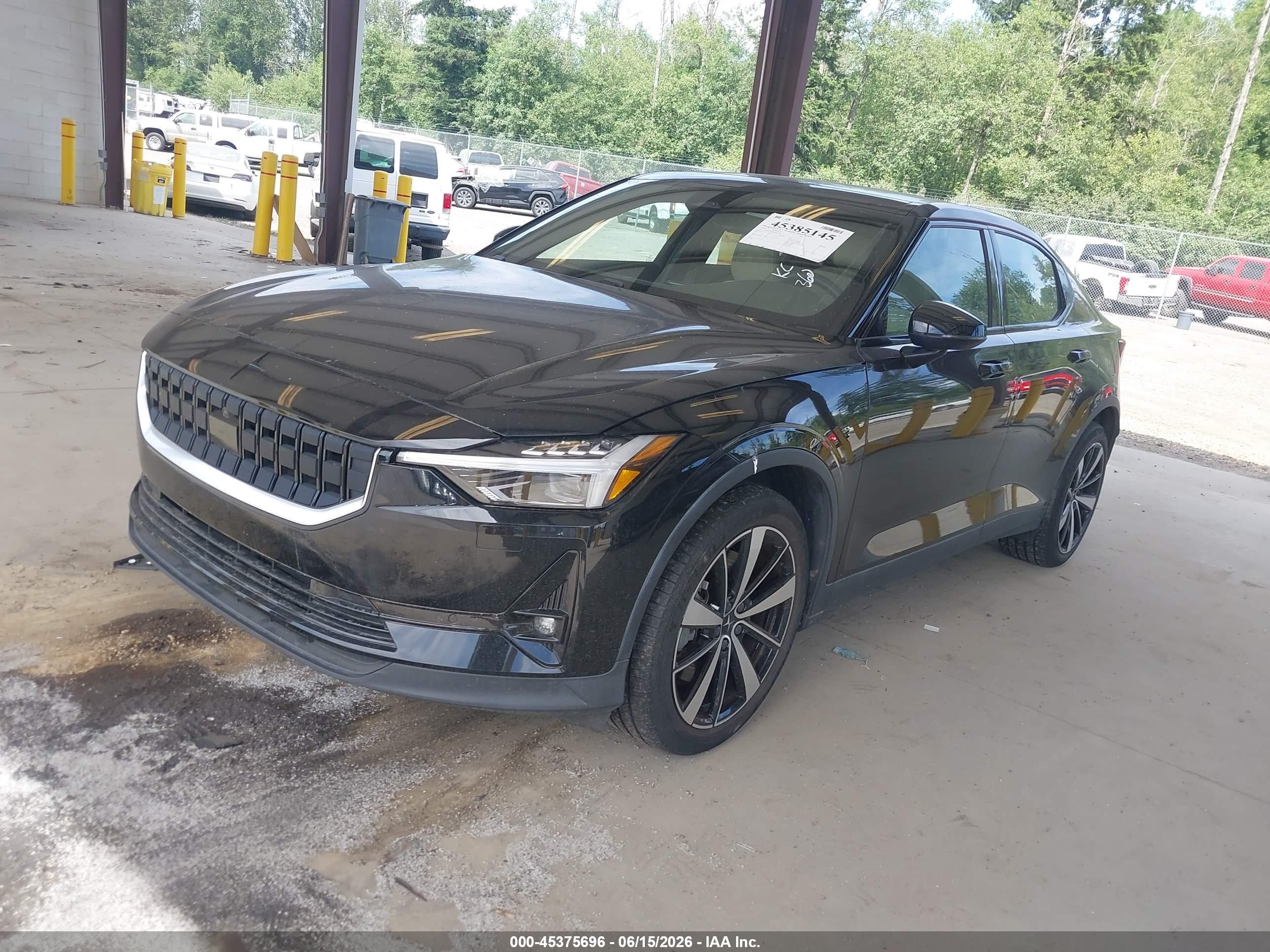 2021 Polestar 2 VIN LPSED3KA7ML010071 IAAI salvage auction — Side, Bill Of Sale (Washington), sold $9,800 on 2026-09-16 (photo 2)