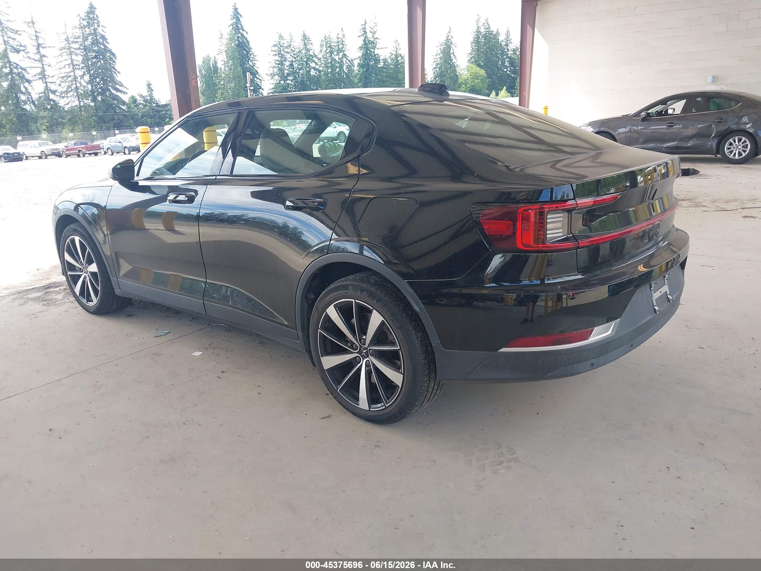 2021 Polestar 2 VIN LPSED3KA7ML010071 IAAI salvage auction — Side, Bill Of Sale (Washington), sold $9,800 on 2026-09-16 (photo 3)