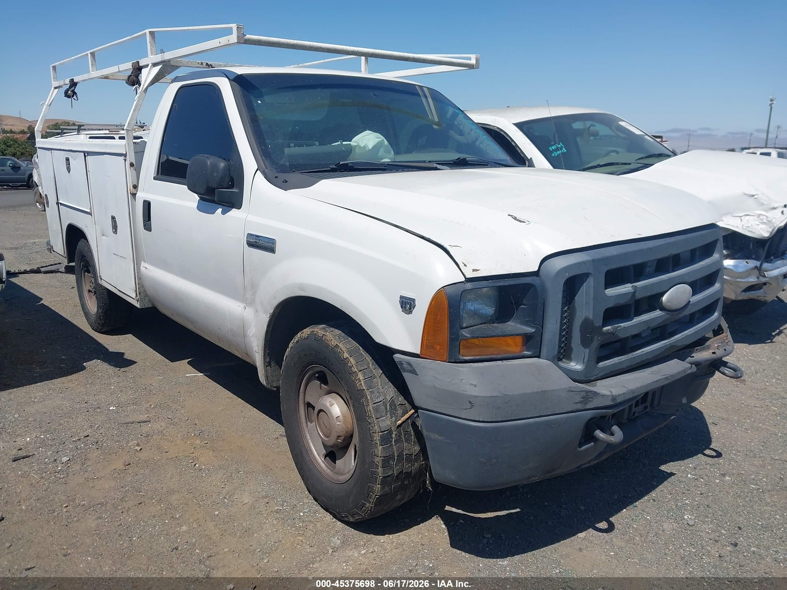 2006 Ford F-350 VIN 1FTWF30Y16EC19299 IAAI salvage auction — Front End, Salvage (California), sold $750 on 2026-07-09 (photo 1)