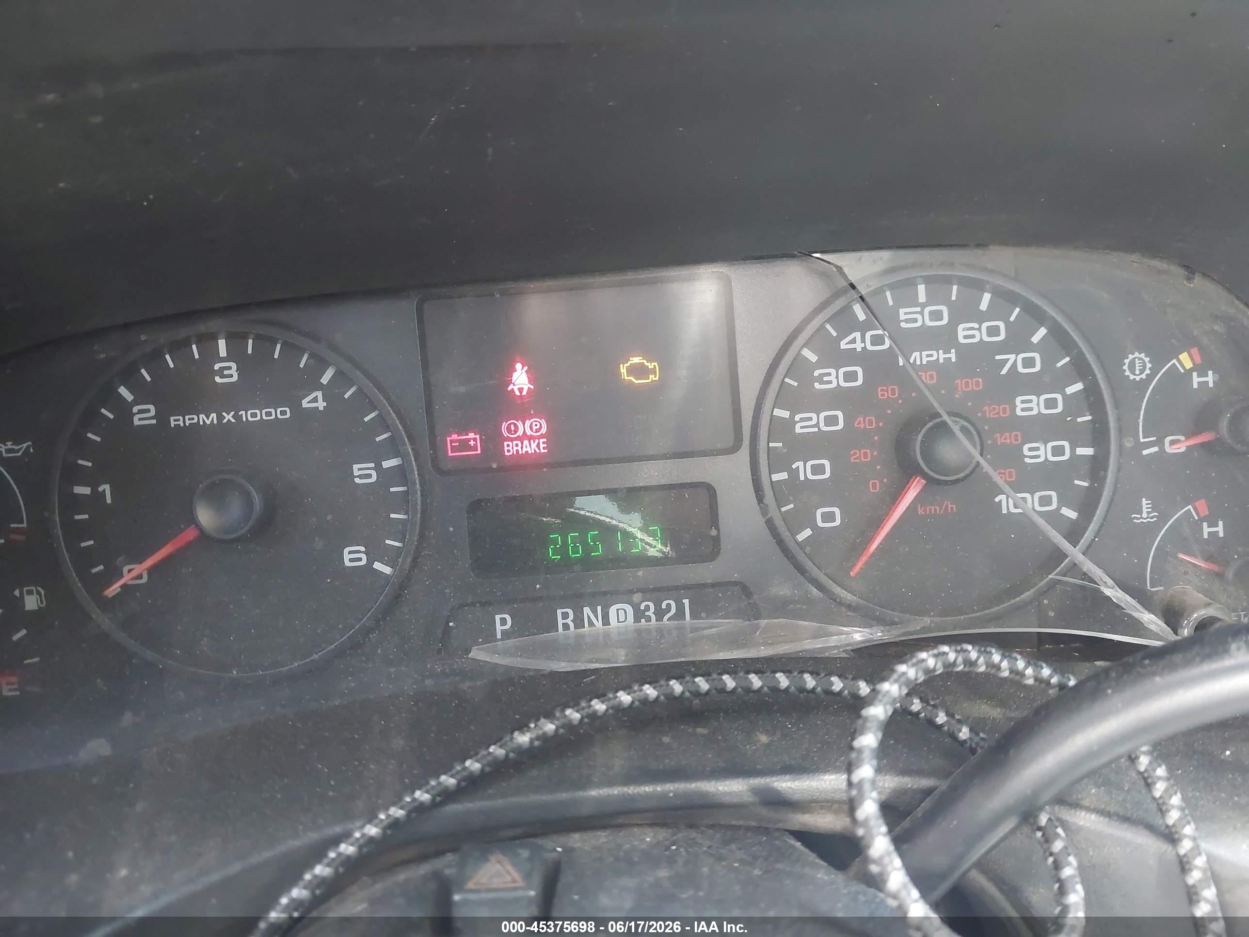 2006 Ford F-350 VIN 1FTWF30Y16EC19299 IAAI salvage auction — Front End, Salvage (California), sold $750 on 2026-07-09 (photo 7)