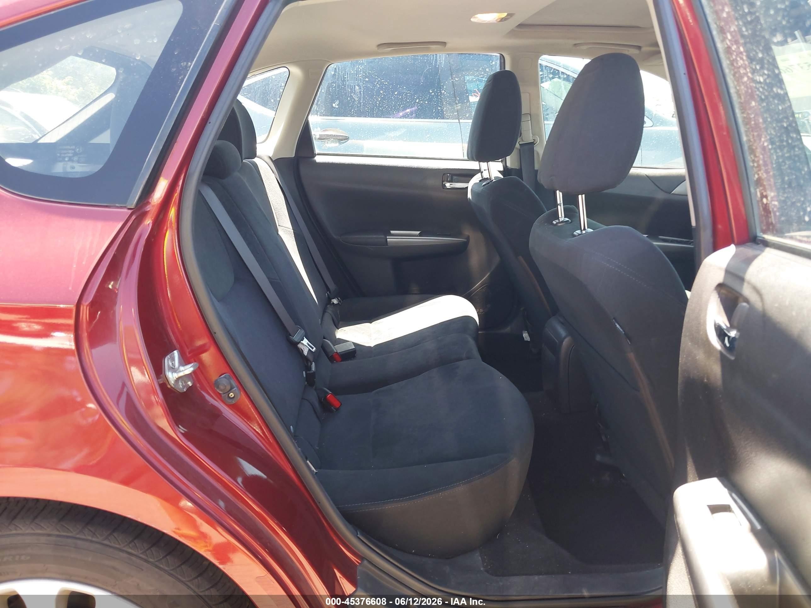 2011 Subaru Impreza VIN JF1GH6B64BH807840 IAAI salvage auction — Rear End, Salvage (Utah), sold $275 on 2026-07-09 (photo 8)