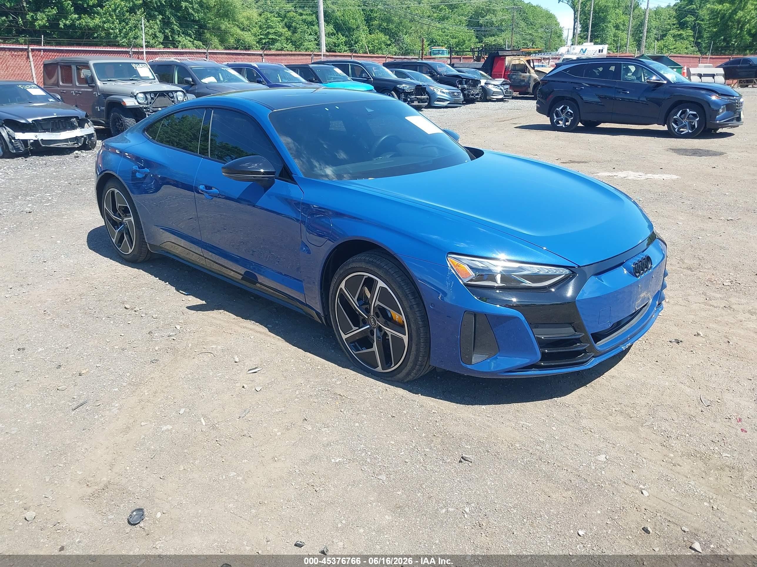 2024 Audi RS e-tron GT VIN WAUBHBFW1R7901551 — IAAI salvage auction photo