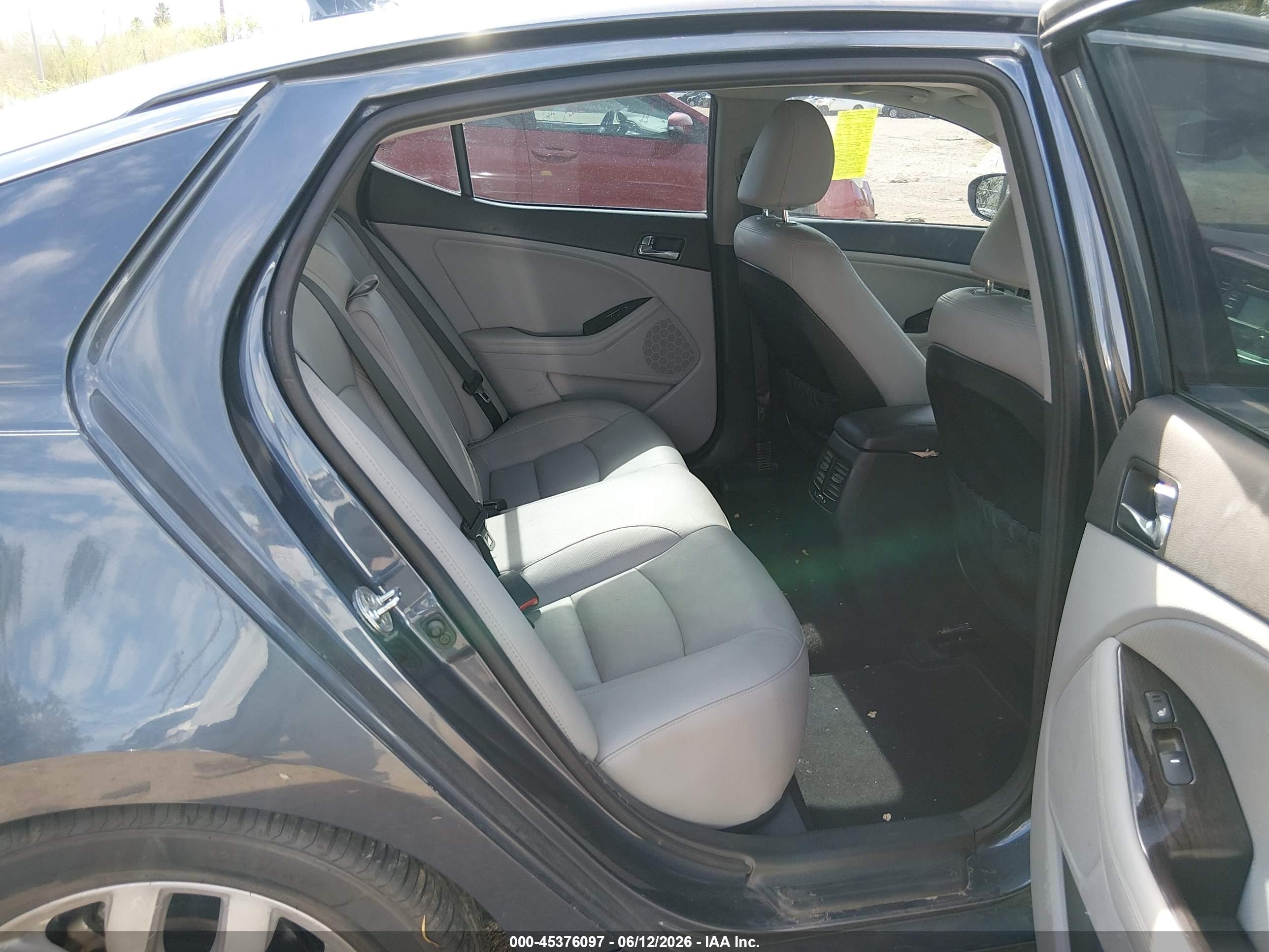 2015 Kia Optima VIN 5XXGN4A79FG384502 IAAI salvage auction — Unknown, Salvage (Arizona), sold $975 on 2026-07-09 (photo 8)