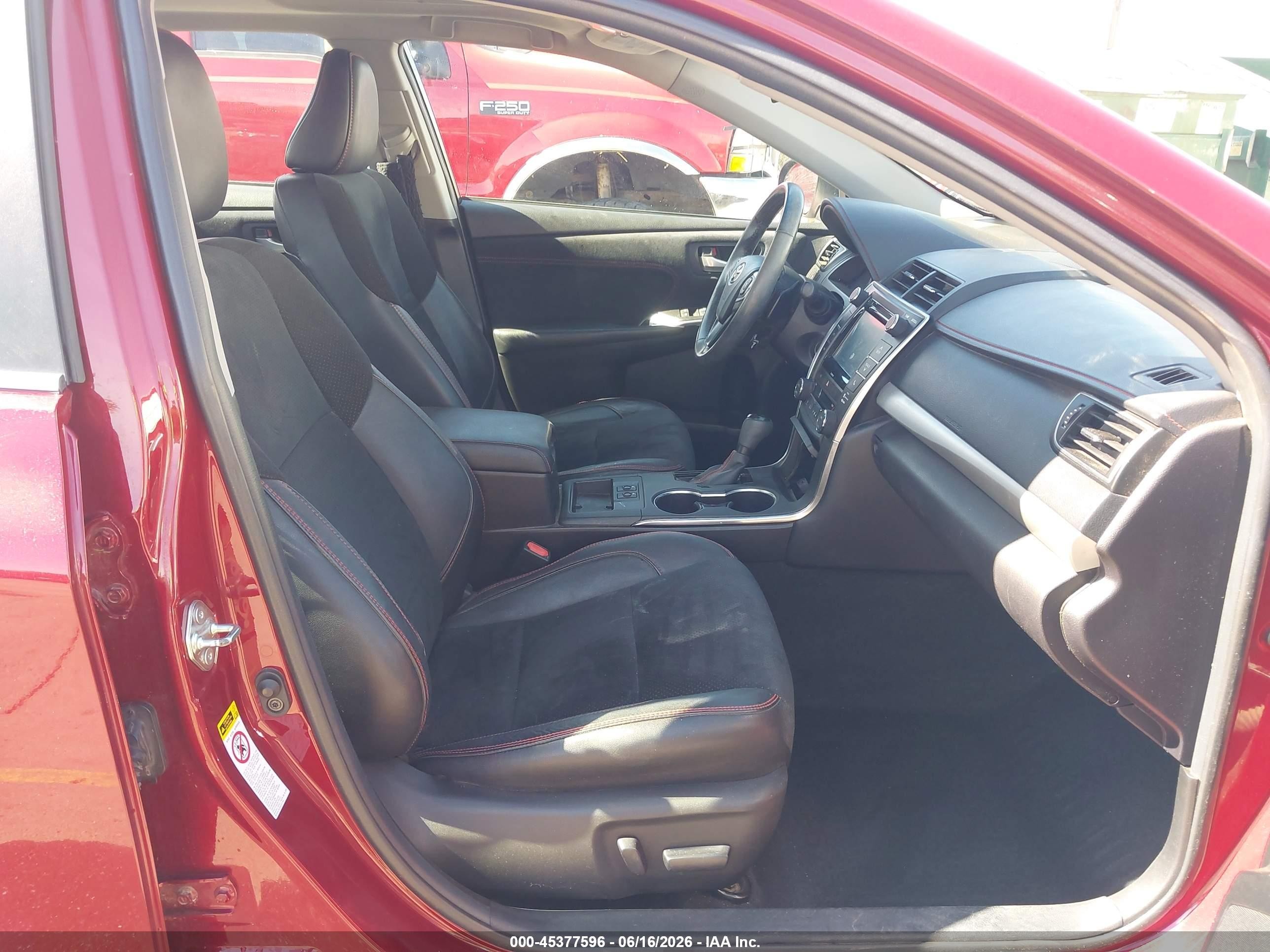 2016 Toyota Camry VIN 4T1BF1FK4GU533151 IAAI salvage auction — Side, Salvage (Utah), sold $5,600 on 2026-07-09 (photo 5)