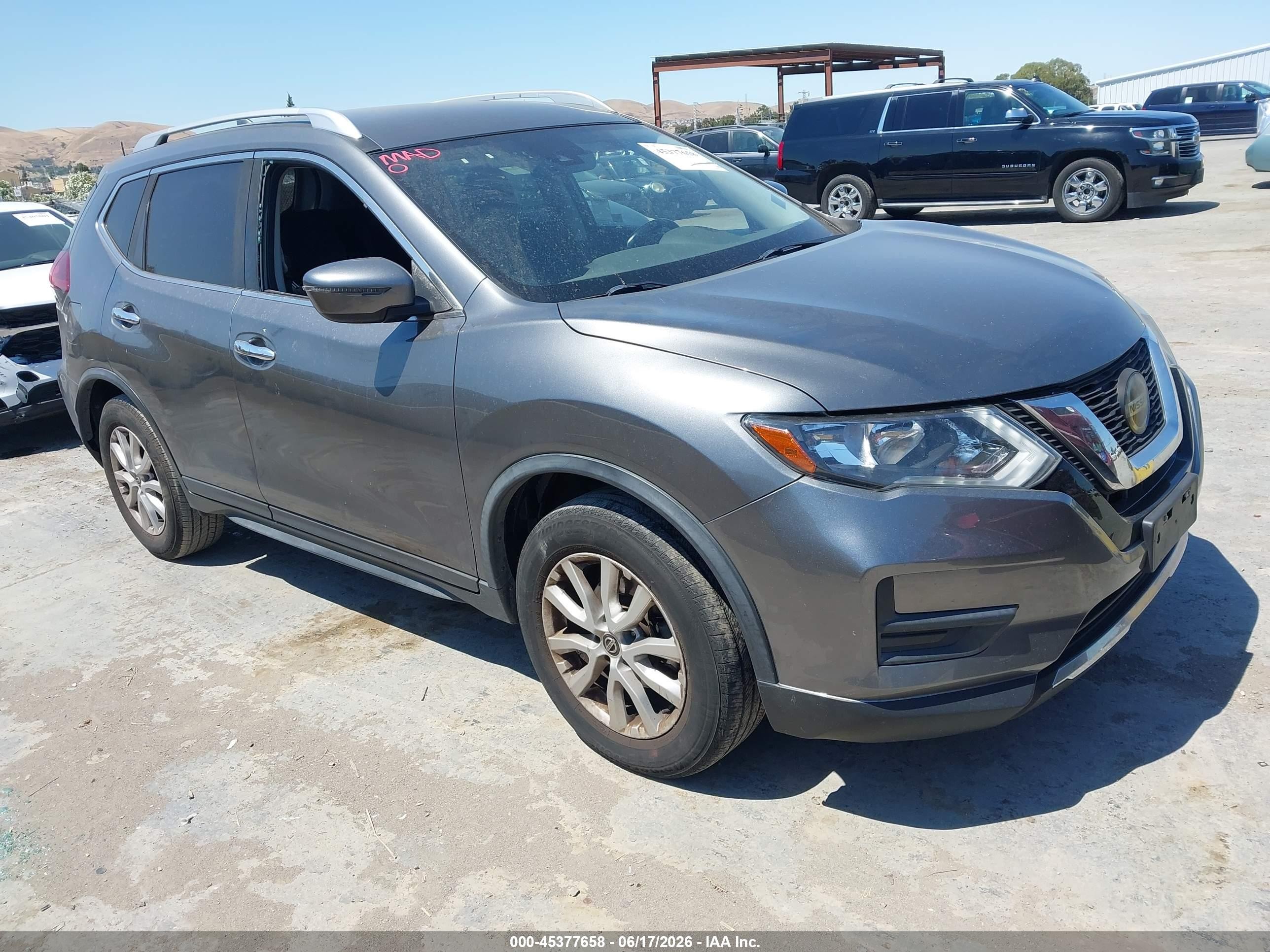 2019 Nissan Rogue VIN JN8AT2MTXKW254802 IAAI salvage auction — Rear End, Salvage (California), sold $2,050 on 2026-07-09 (photo 1)