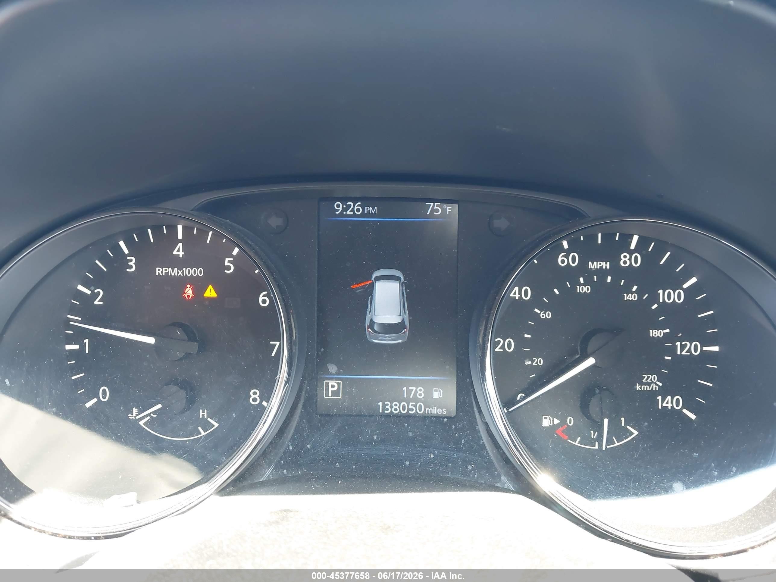 2019 Nissan Rogue VIN JN8AT2MTXKW254802 IAAI salvage auction — Rear End, Salvage (California), sold $2,050 on 2026-07-09 (photo 7)