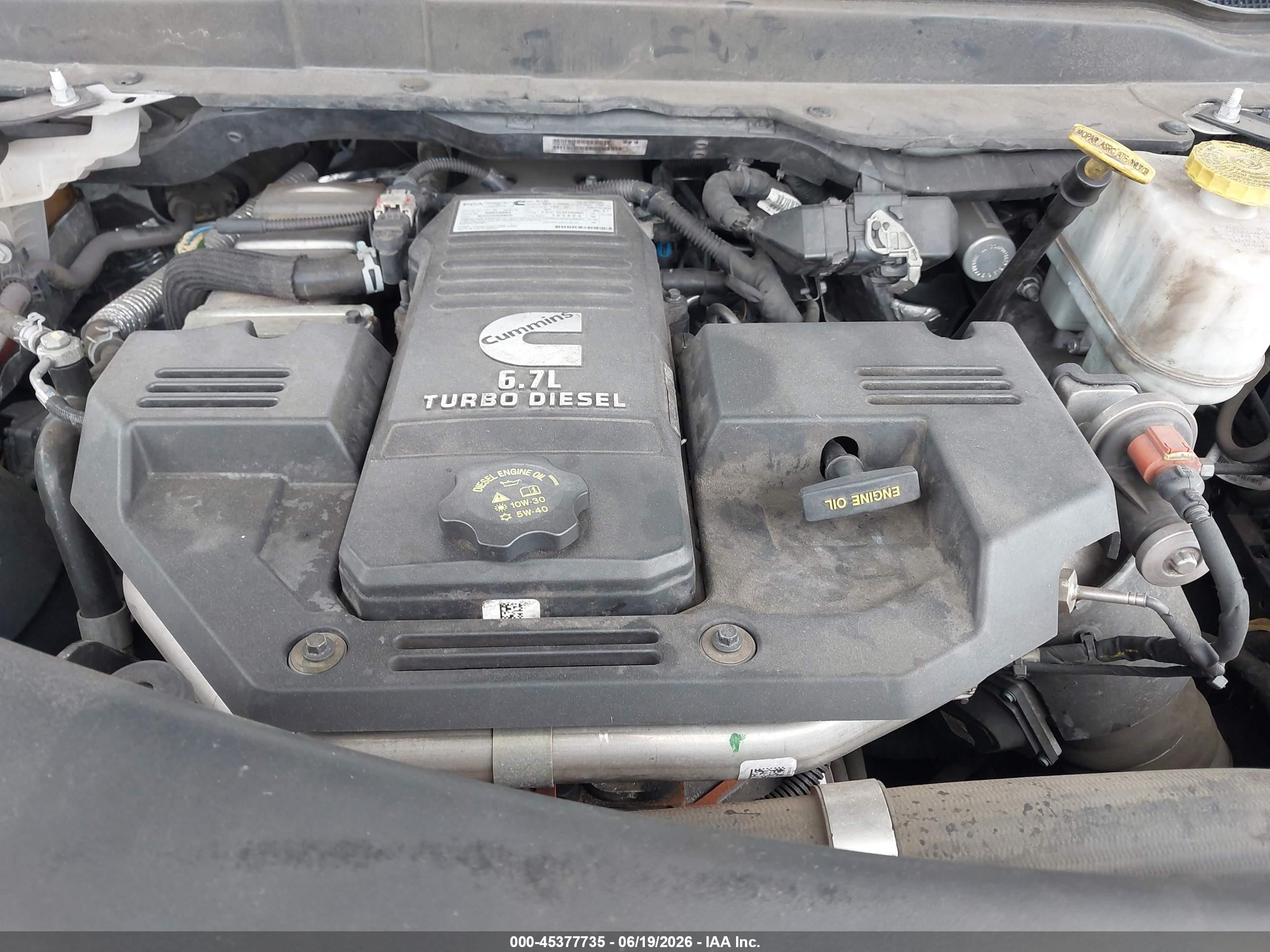2022 Ram 5500 VIN 3C7WRMDL6NG205209 IAAI salvage auction — Unknown, Clear (Florida), sold $18,250 on 2026-07-01 (photo 9)