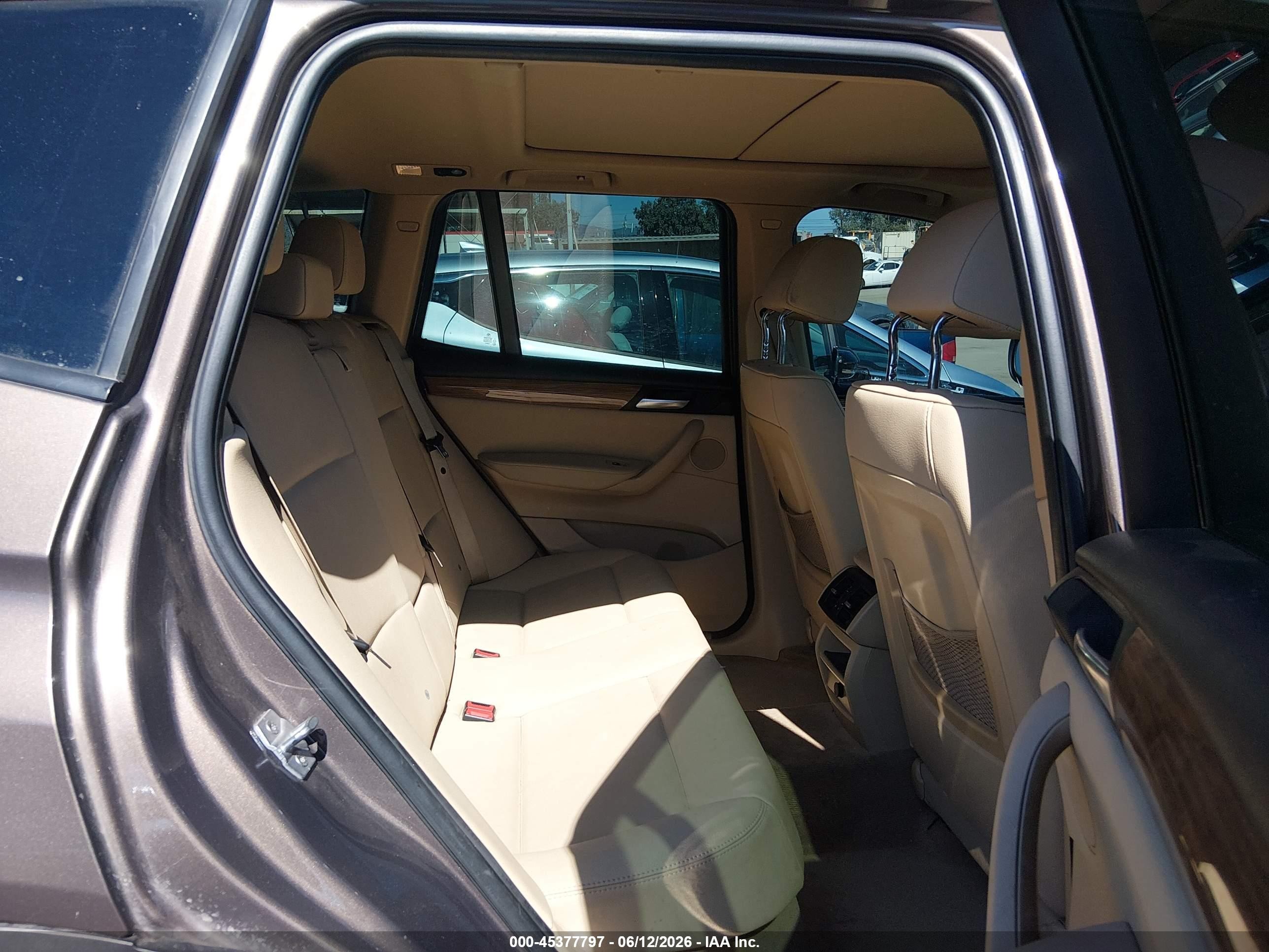 2014 BMW X3 VIN 5UXWX9C5XE0D24485 IAAI salvage auction — Rear End, Salvage (California), sold $1,950 on 2026-07-12 (photo 8)