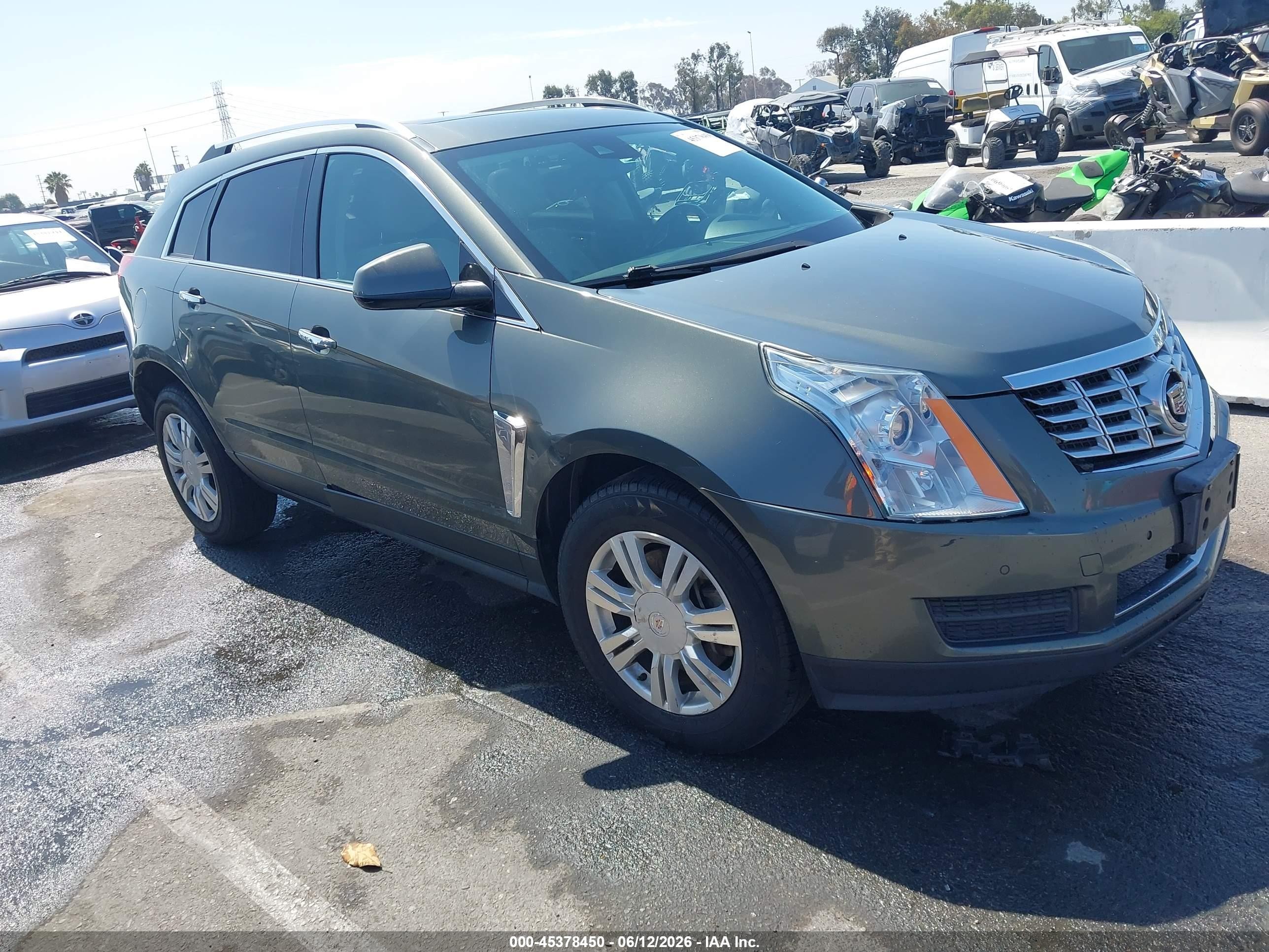 2013 Cadillac SRX VIN 3GYFNCE36DS621963 IAAI salvage auction — Normal Wear, Duplicate Paperwork (California), sold $300 on 2026-07-02 (photo 1)