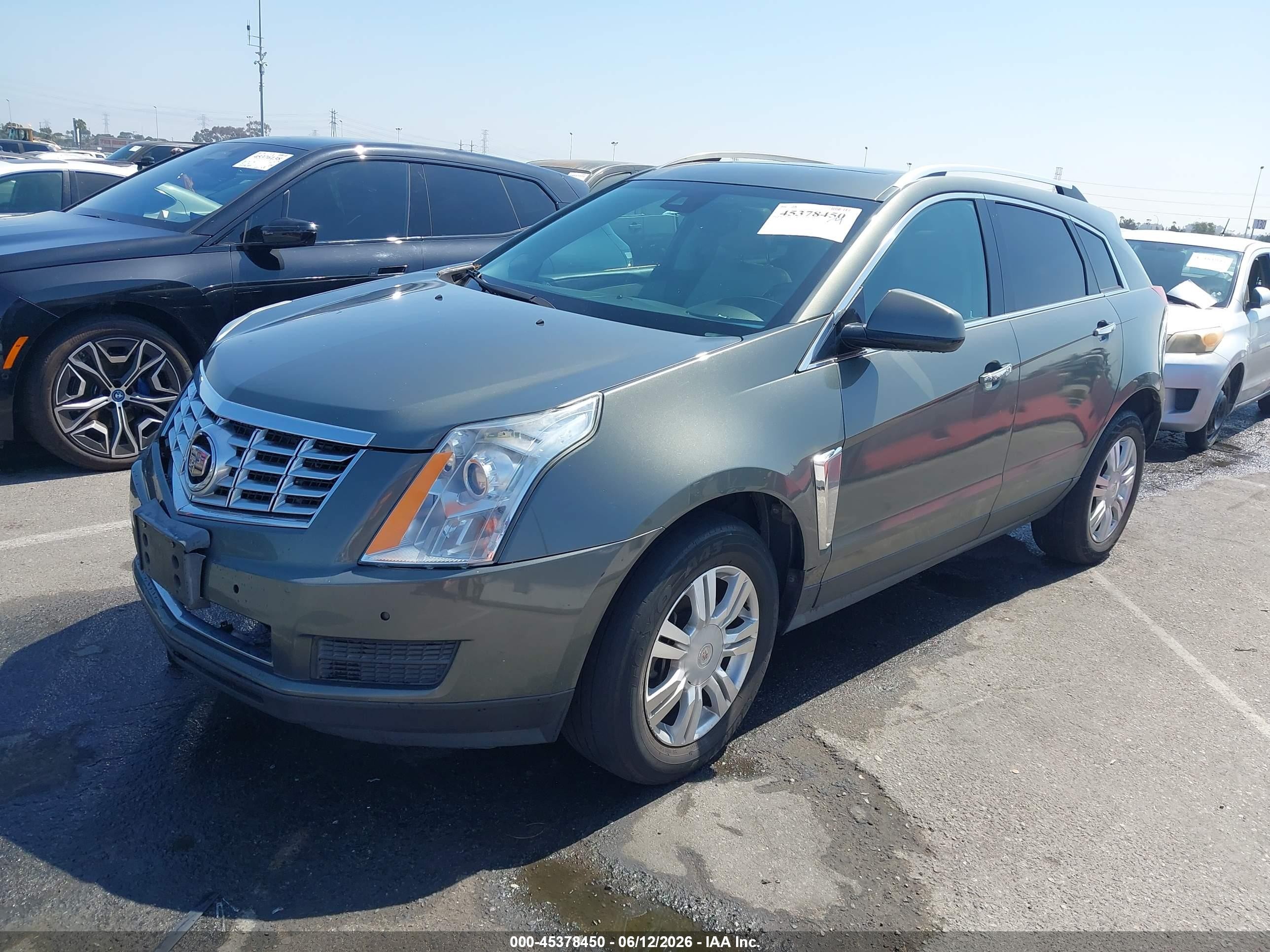 2013 Cadillac SRX VIN 3GYFNCE36DS621963 IAAI salvage auction — Normal Wear, Duplicate Paperwork (California), sold $300 on 2026-07-02 (photo 2)
