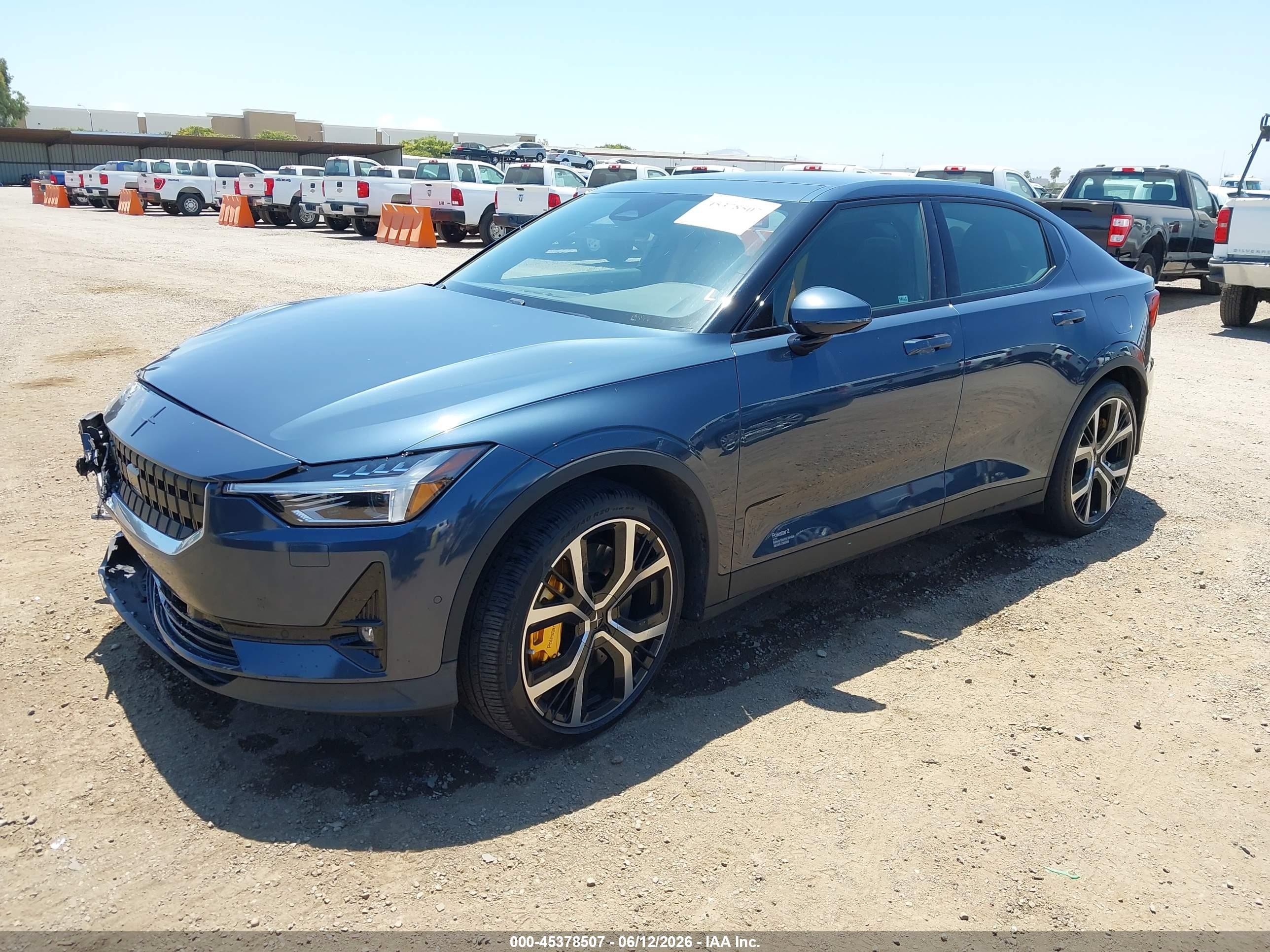 2021 Polestar 2 VIN LPSED3KA4ML006320 IAAI salvage auction — Unknown, Salvage (California), sold $7,200 on 2026-09-26 (photo 2)