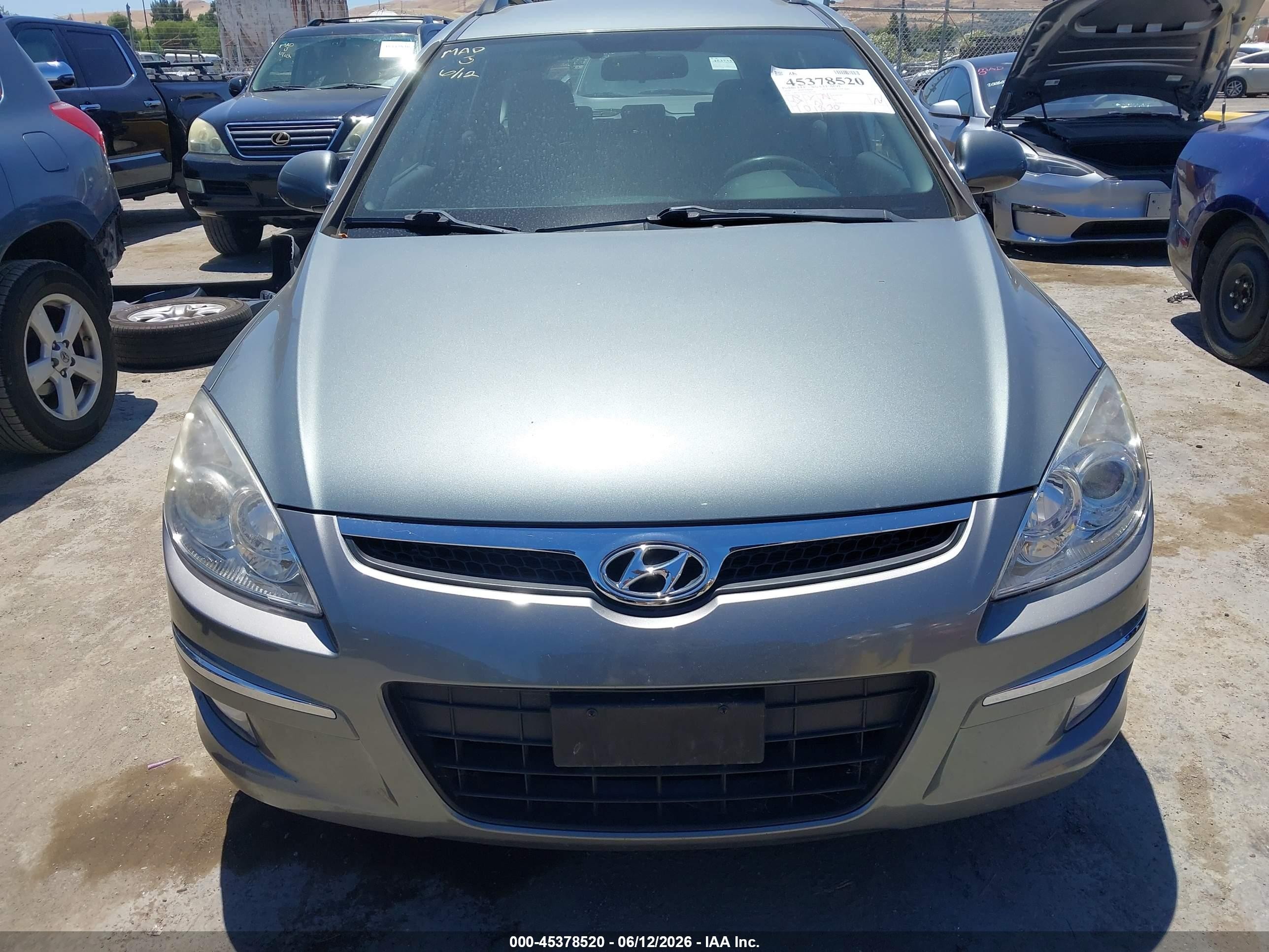 2010 Hyundai Elantra VIN KMHDC8AE9AU083340 IAAI salvage auction — Normal Wear, Clear - Dealer Only (California), sold $925 on 2026-07-09 (photo 6)