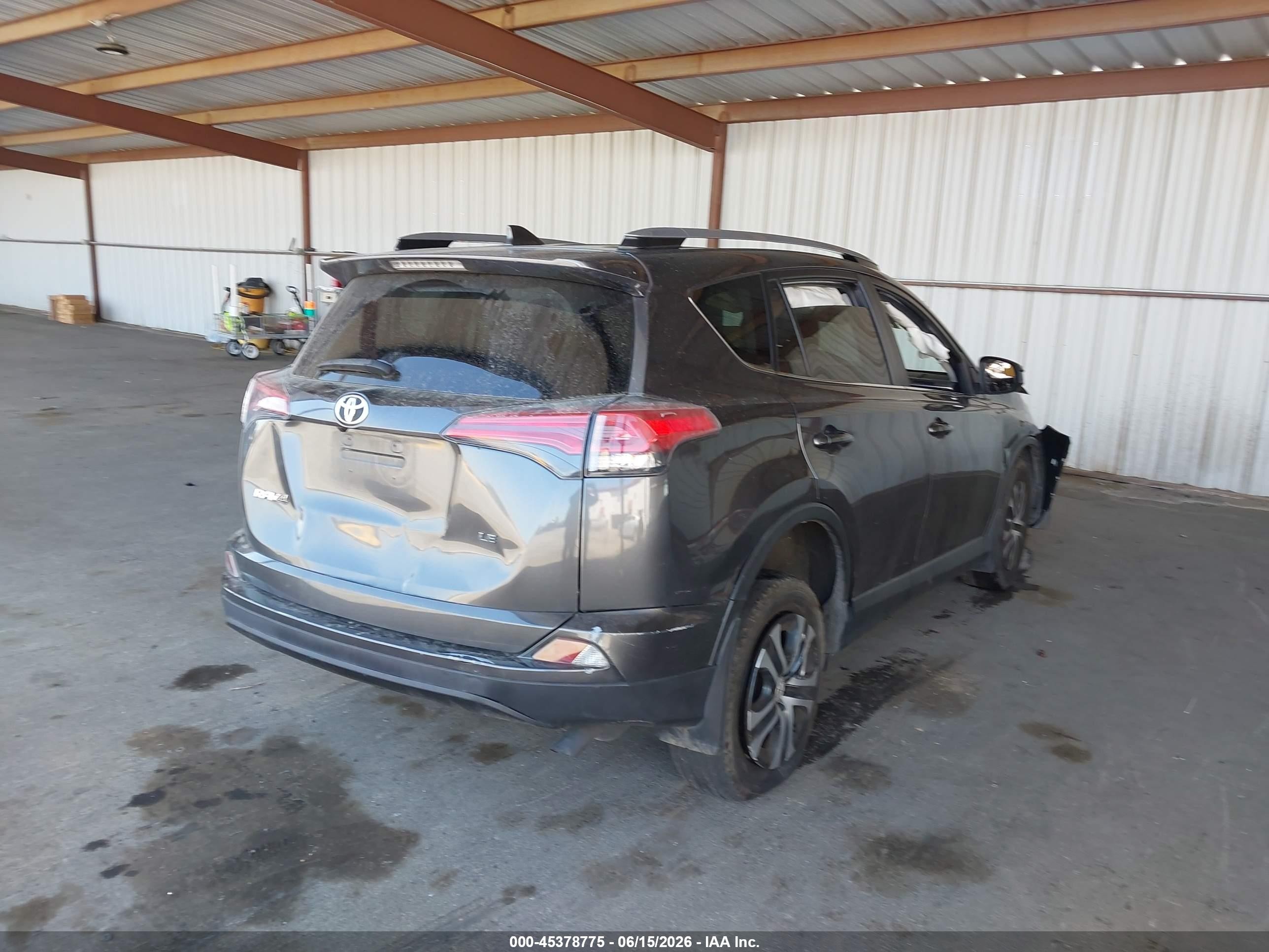 2017 Toyota RAV4 VIN JTMZFREV7HJ708587 IAAI salvage auction — Front End, Salvage (California), sold $1,525 on 2026-07-09 (photo 4)