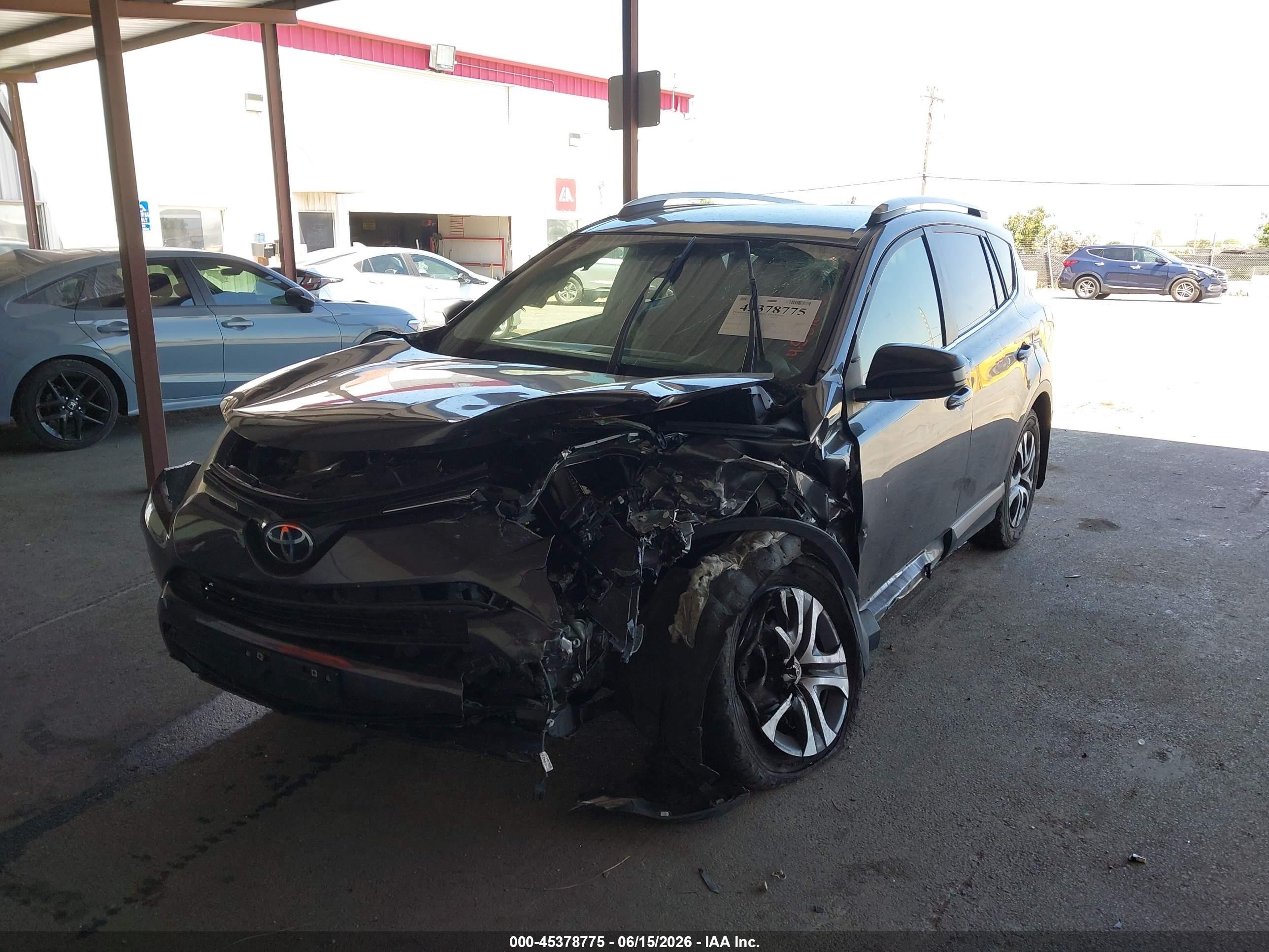 2017 Toyota RAV4 VIN JTMZFREV7HJ708587 IAAI salvage auction — Front End, Salvage (California), sold $1,525 on 2026-07-09 (photo 6)