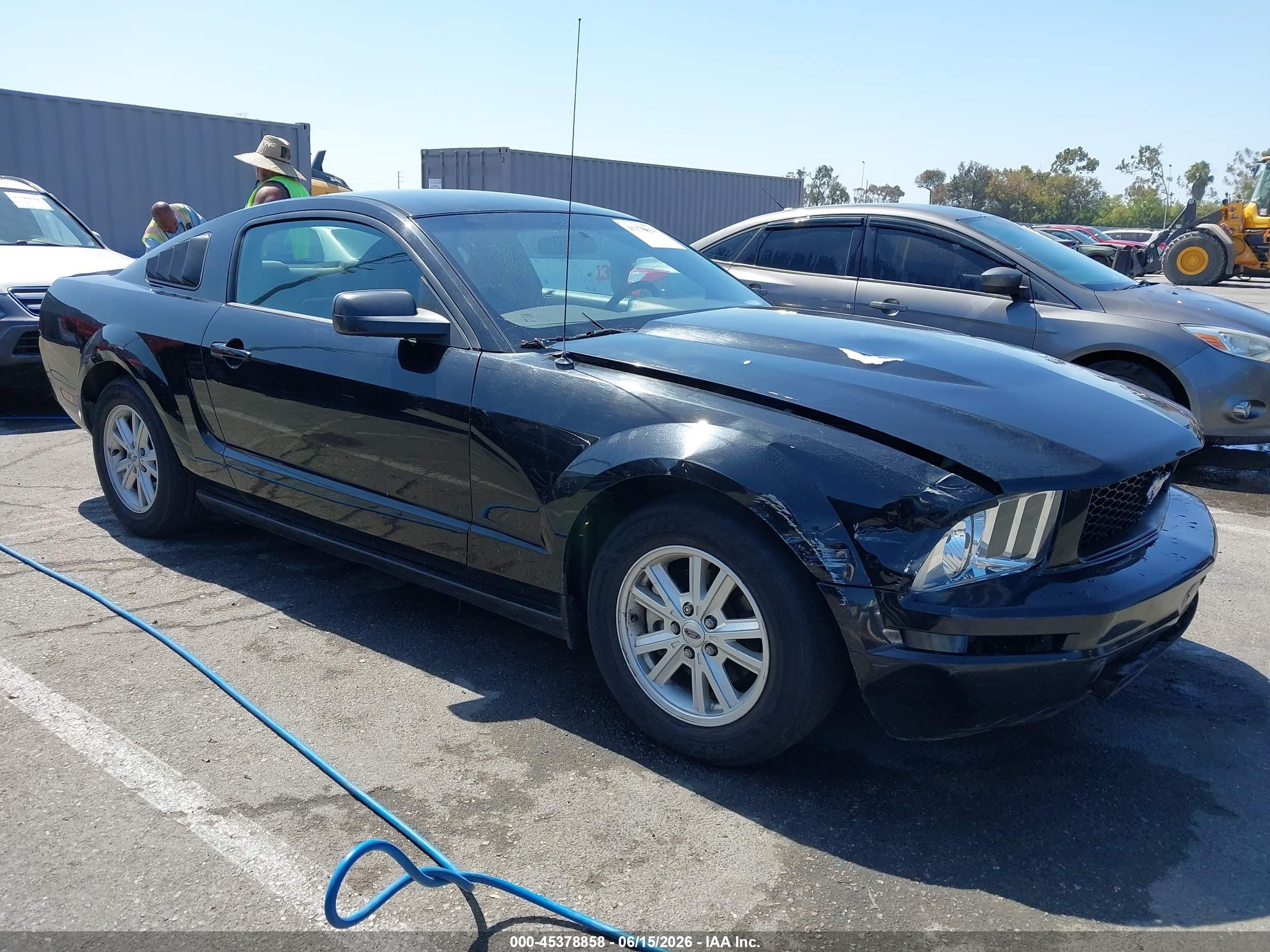 2005 Ford Mustang VIN 1ZVFT80N955110399 IAAI salvage auction — Normal Wear, Clear - Dealer Only (California), sold $375 on 2026-07-09 (photo 1)