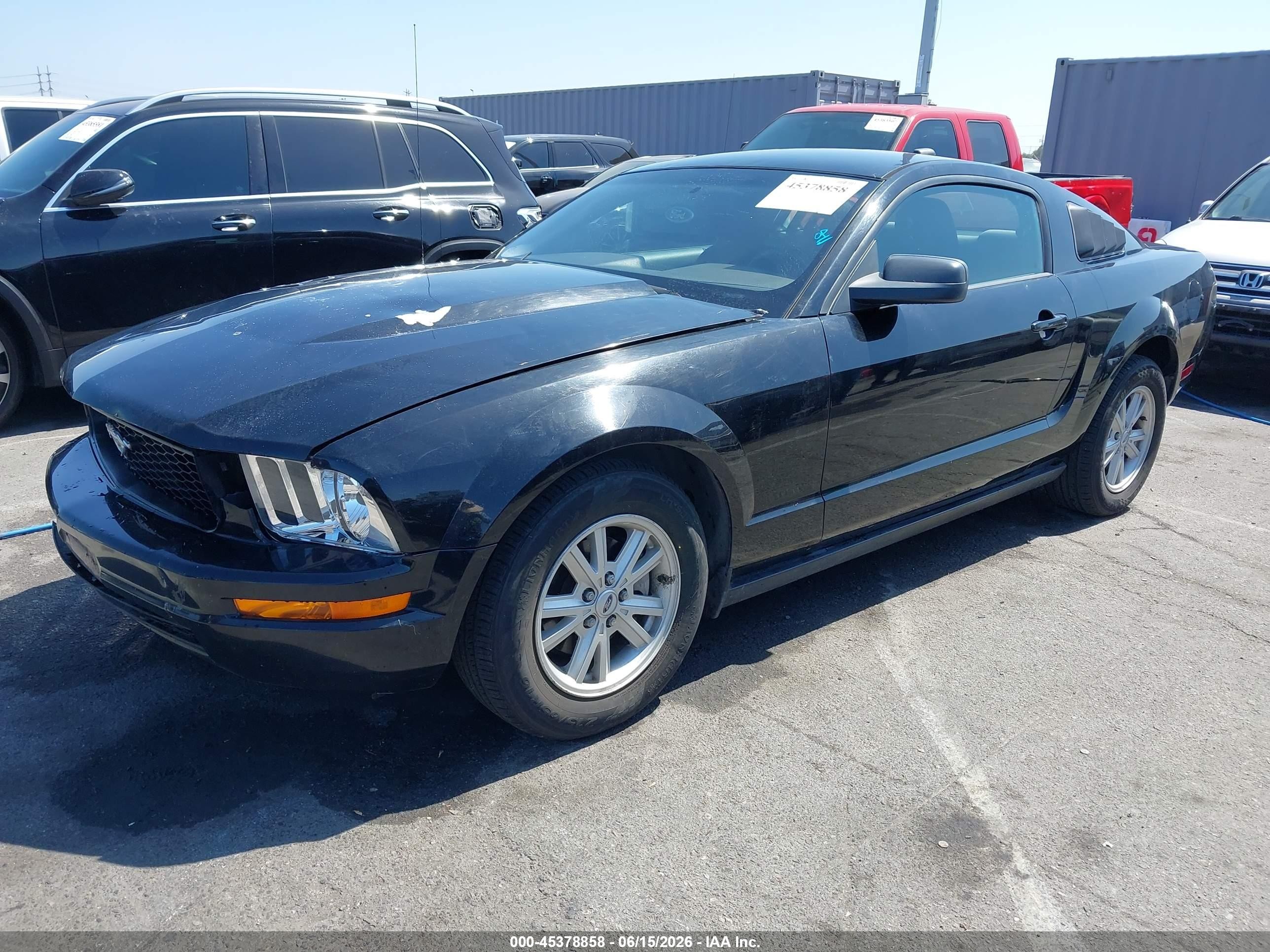 2005 Ford Mustang VIN 1ZVFT80N955110399 IAAI salvage auction — Normal Wear, Clear - Dealer Only (California), sold $375 on 2026-07-09 (photo 2)