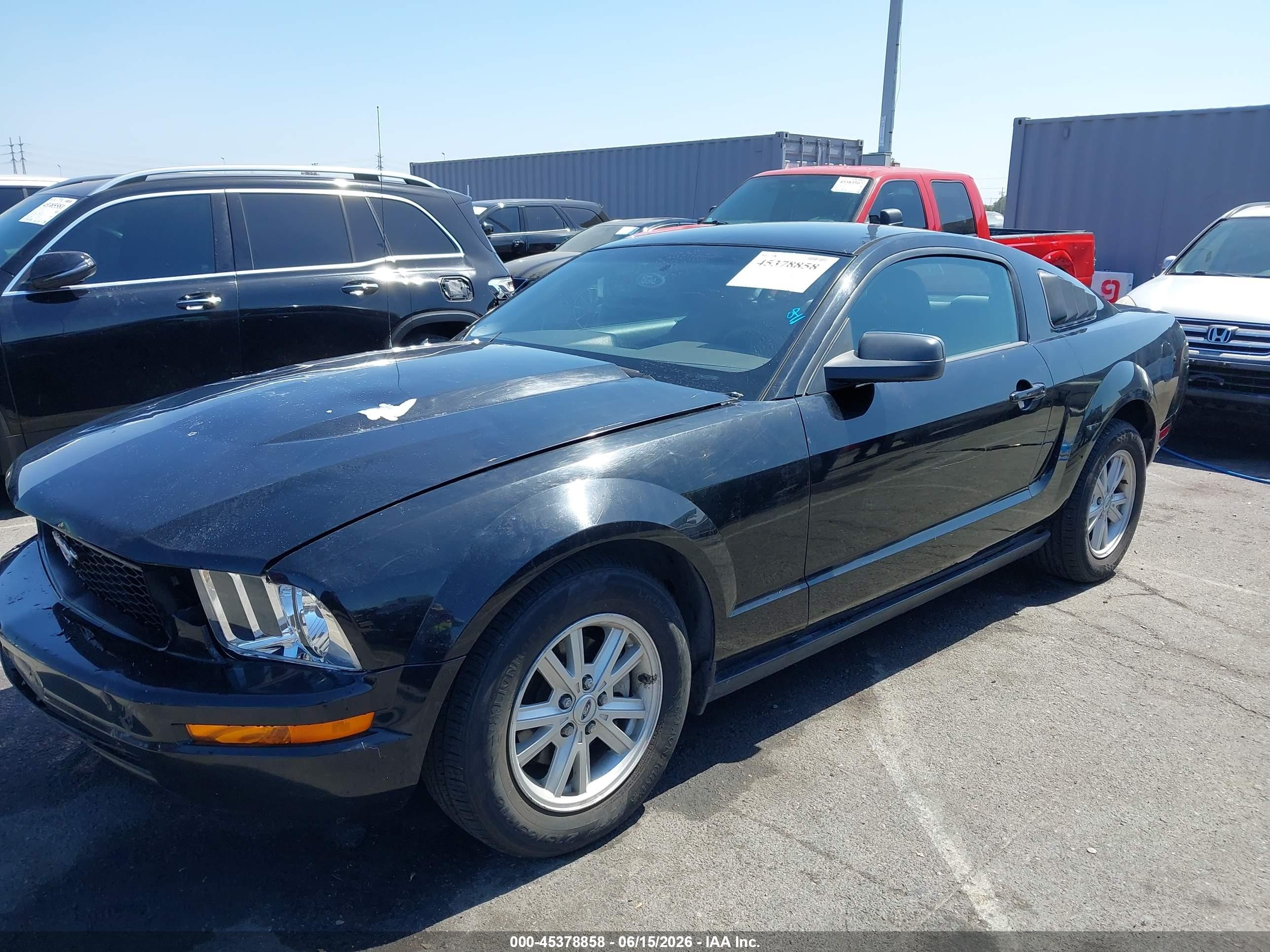 2005 Ford Mustang VIN 1ZVFT80N955110399 IAAI salvage auction — Normal Wear, Clear - Dealer Only (California), sold $375 on 2026-07-09 (photo 6)