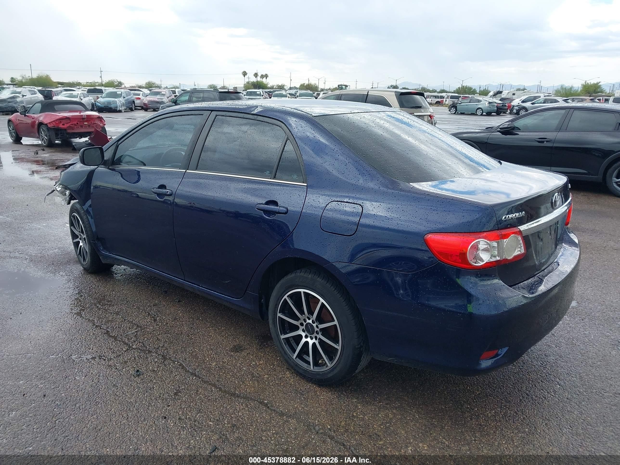 2013 Toyota Corolla VIN 2T1BU4EE8DC031680 IAAI salvage auction — Front End, Salvage (Arizona), sold $1,350 on 2026-07-09 (photo 3)