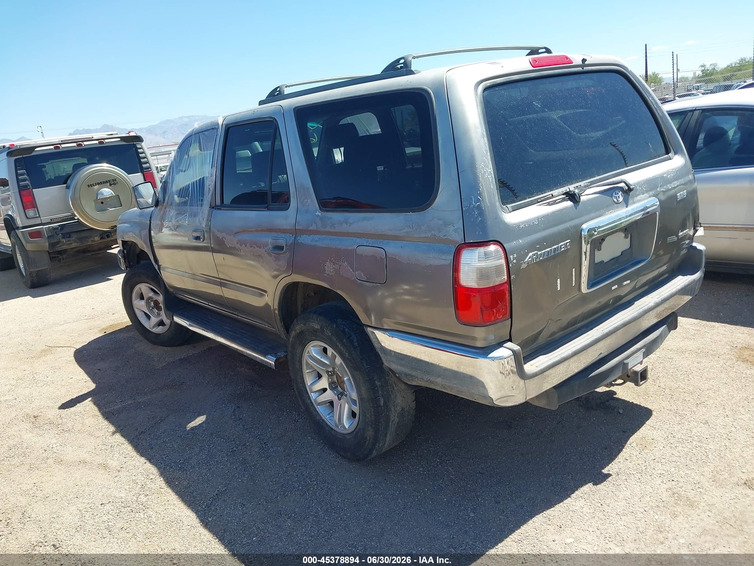 2002 Toyota 4Runner VIN JT3GN86R320256287 IAAI salvage auction — Side, Restored (Arizona), sold $425 on 2026-07-09 (photo 3)
