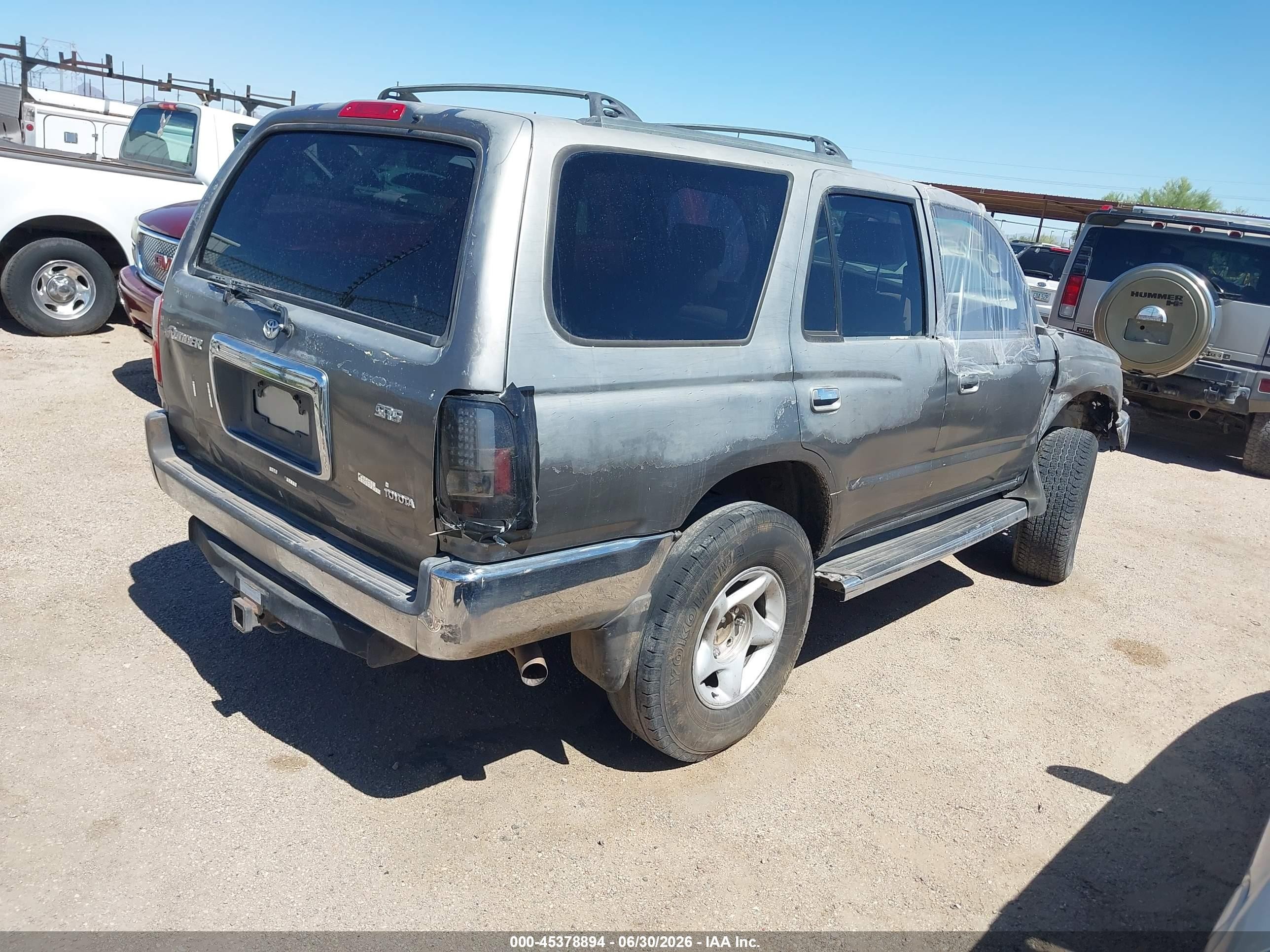 2002 Toyota 4Runner VIN JT3GN86R320256287 IAAI salvage auction — Side, Restored (Arizona), sold $425 on 2026-07-09 (photo 4)