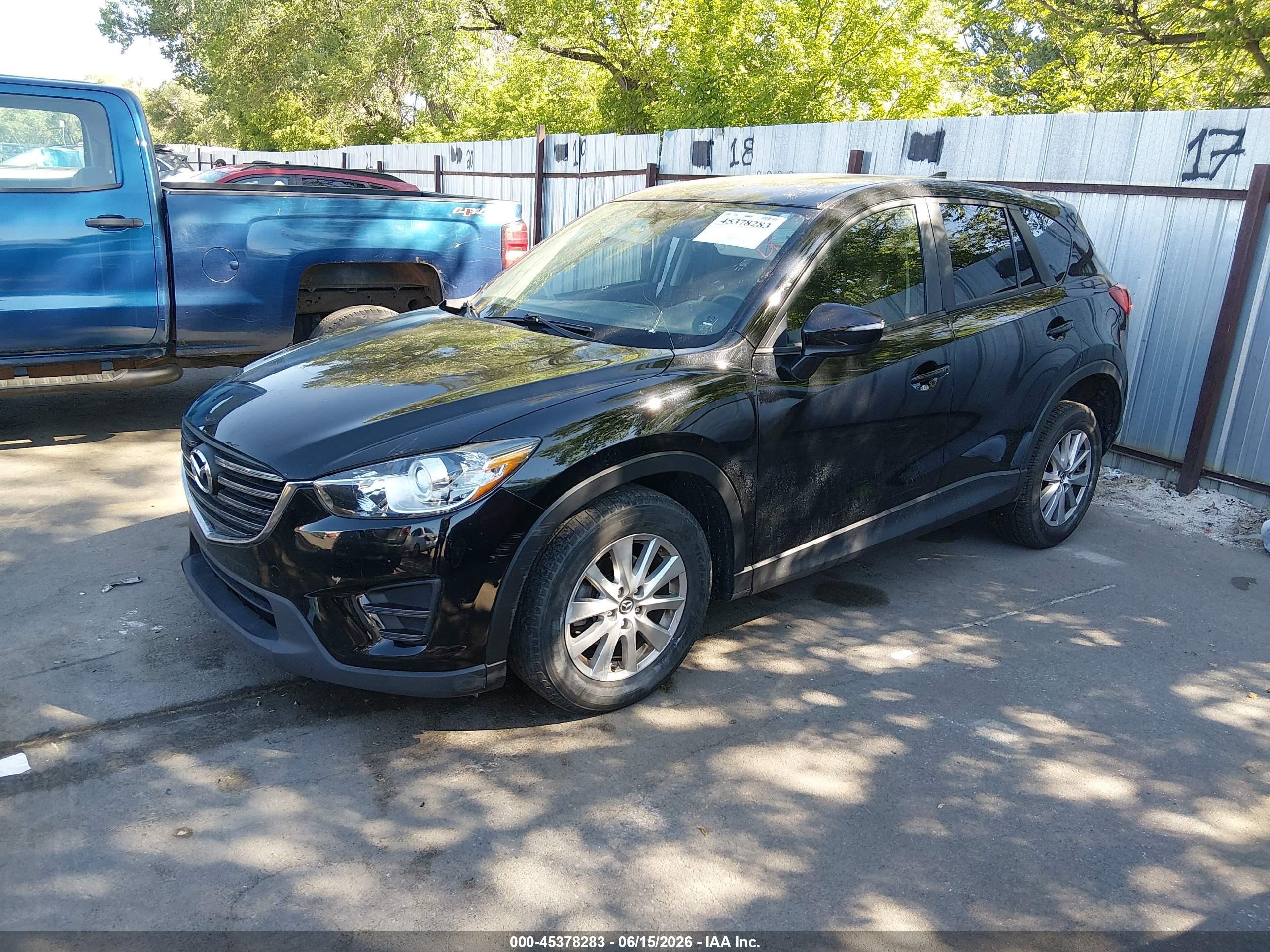 2016 Mazda CX-5 VIN JM3KE2BE6G0877155 IAAI salvage auction — Front End, Salvage (Utah), sold $1,400 on 2026-07-04 (photo 2)