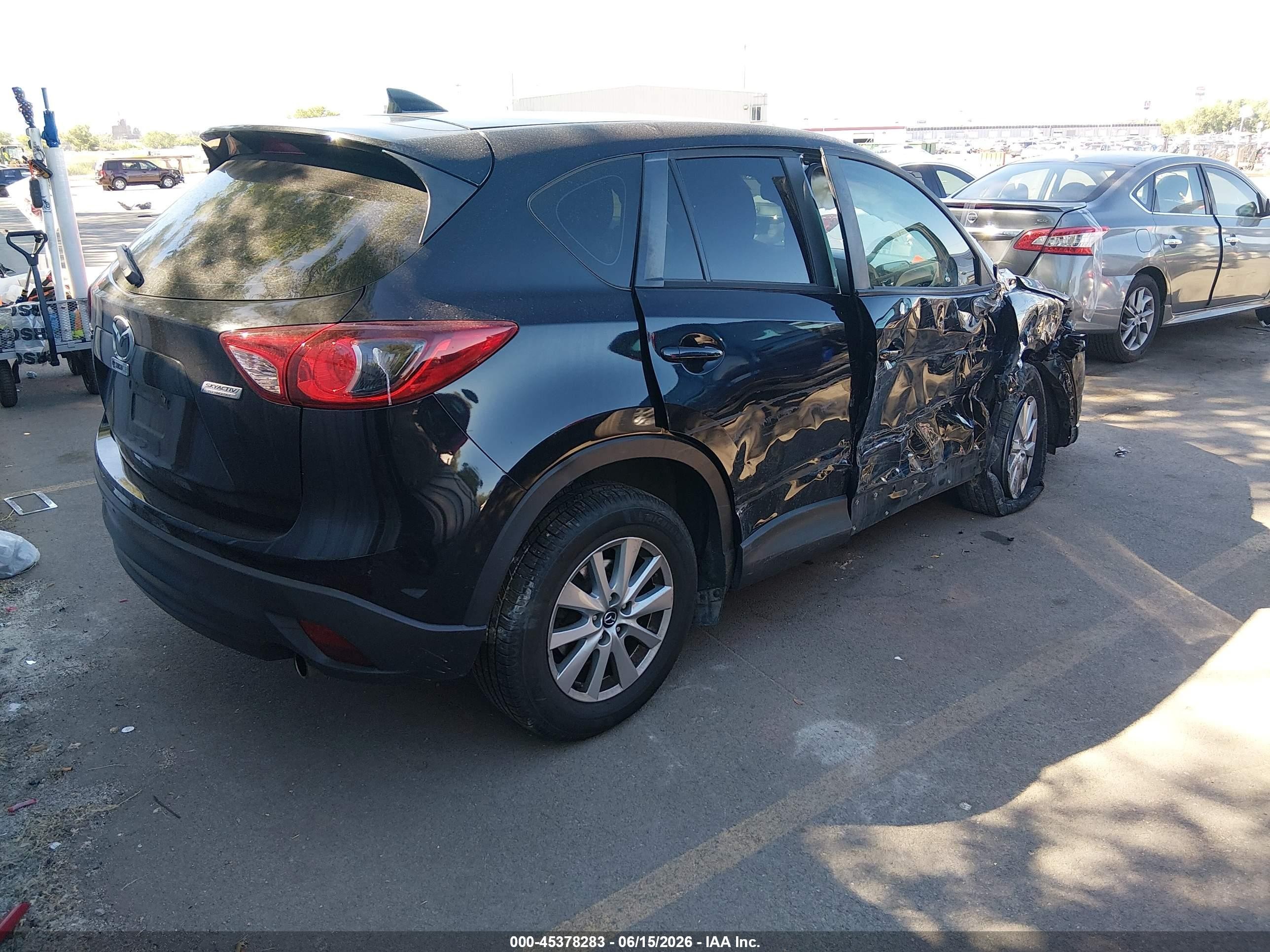2016 Mazda CX-5 VIN JM3KE2BE6G0877155 IAAI salvage auction — Front End, Salvage (Utah), sold $1,400 on 2026-07-04 (photo 4)