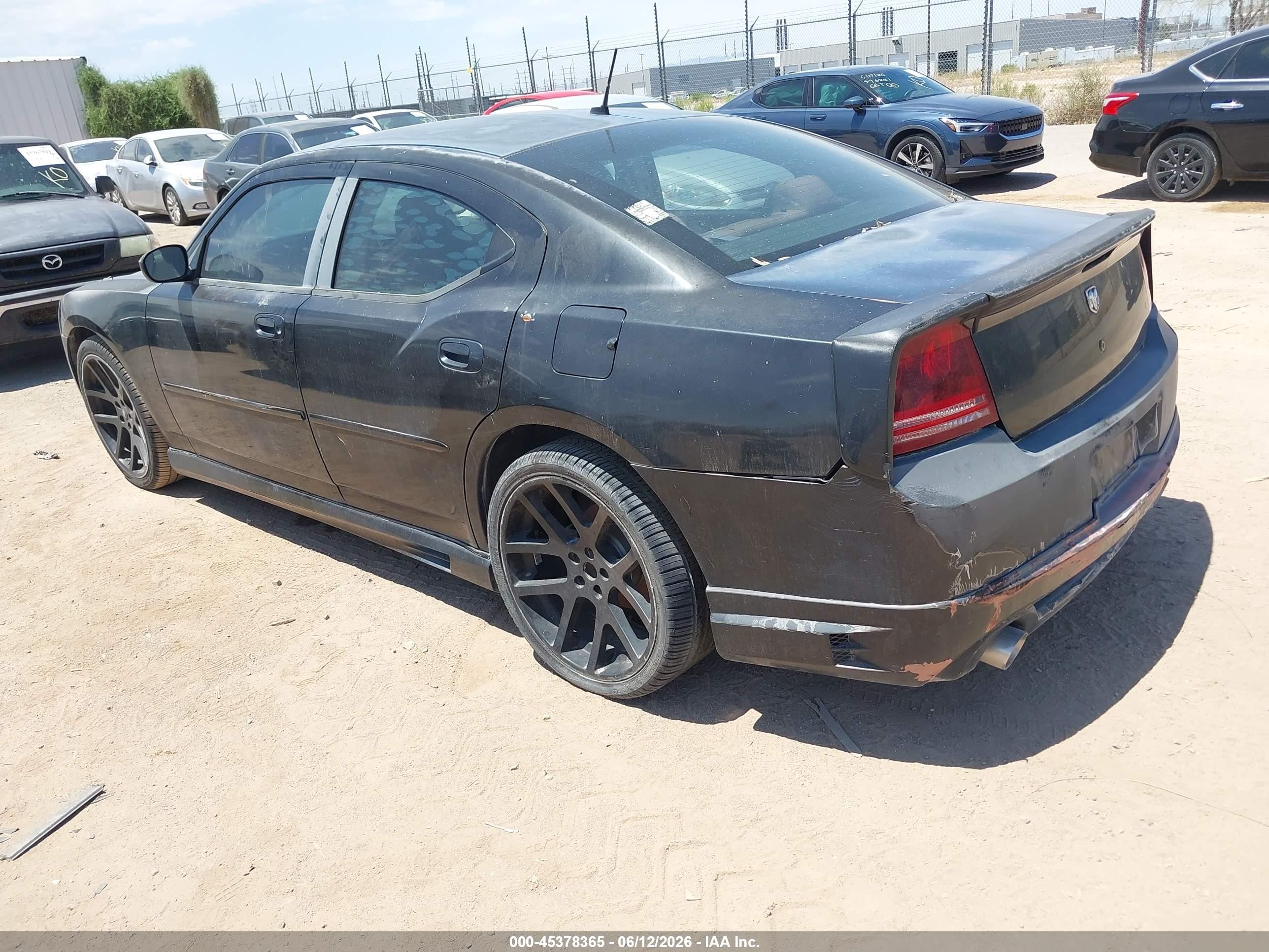 2008 Dodge Charger VIN 2B3KA43R68H277221 IAAI salvage auction — Normal Wear, Clear-Dealer Only (Arizona), sold $125 on 2026-07-09 (photo 3)