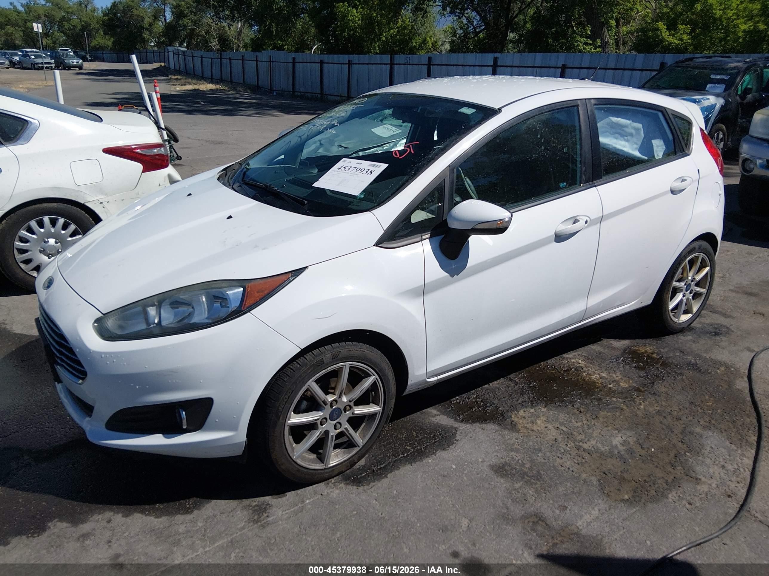 2015 Ford Fiesta VIN 3FADP4EJ6FM108351 IAAI salvage auction — Side, Salvage (Utah), sold $325 on 2026-07-09 (photo 2)