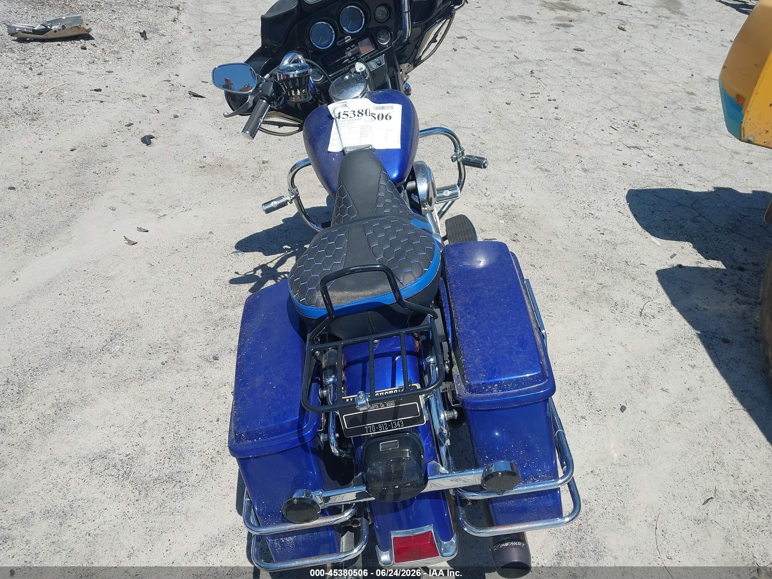 2004 Harley-davidson Electra glide VIN 1HD1FFW144Y617428 IAAI salvage auction — Side, Clear (Georgia), sold $825 on 2026-09-09 (photo 6)