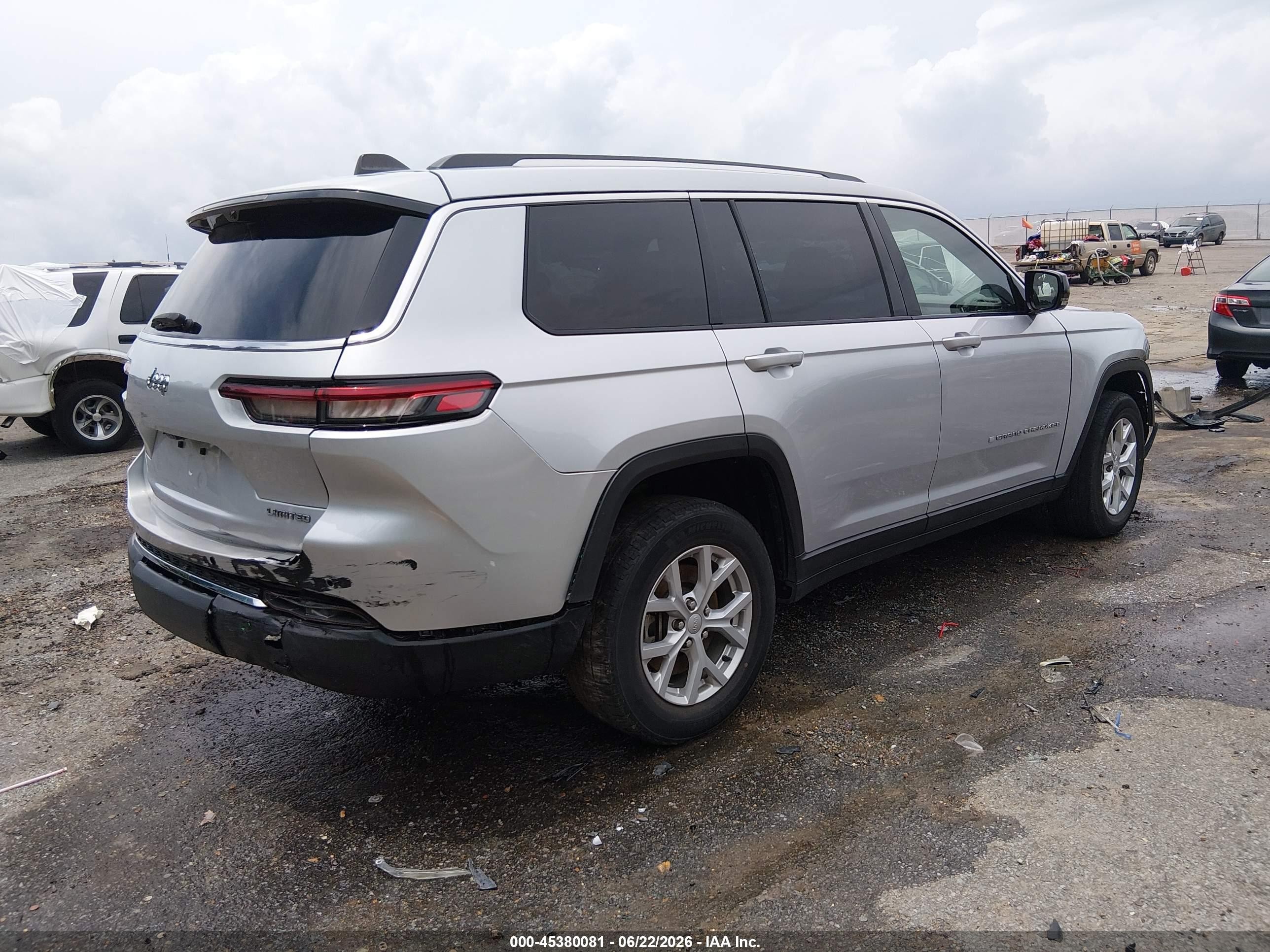 2023 Jeep Grand cherokee VIN 1C4RJJBG8P8835456 IAAI salvage auction — Front End, Salvage (Mississippi), sold $7,200 on 2026-09-05 (photo 4)