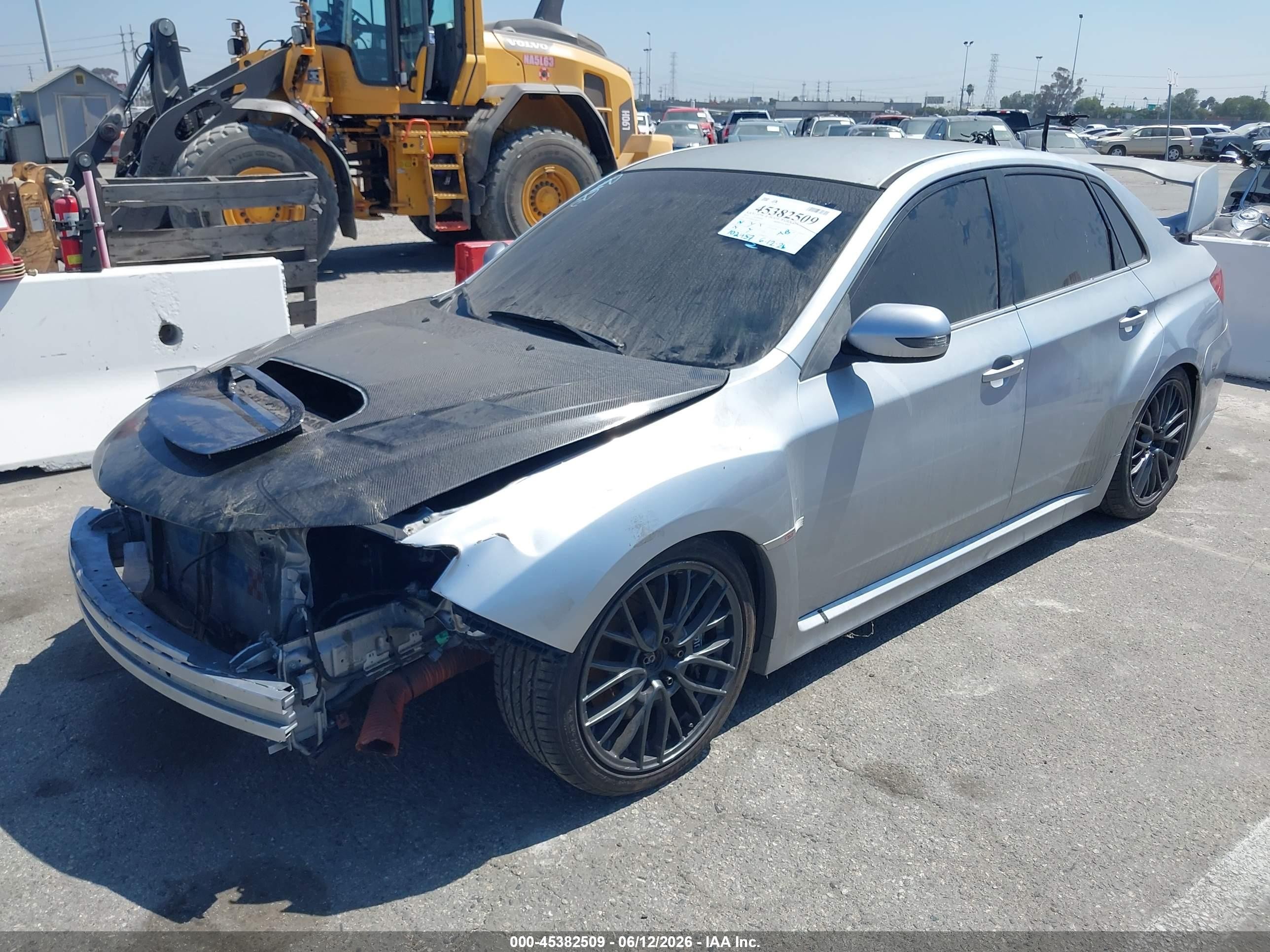 2014 Subaru Impreza VIN JF1GV8J65EL007913 IAAI salvage auction — Front End, Salvage (California), sold $1,600 on 2026-07-09 (photo 2)