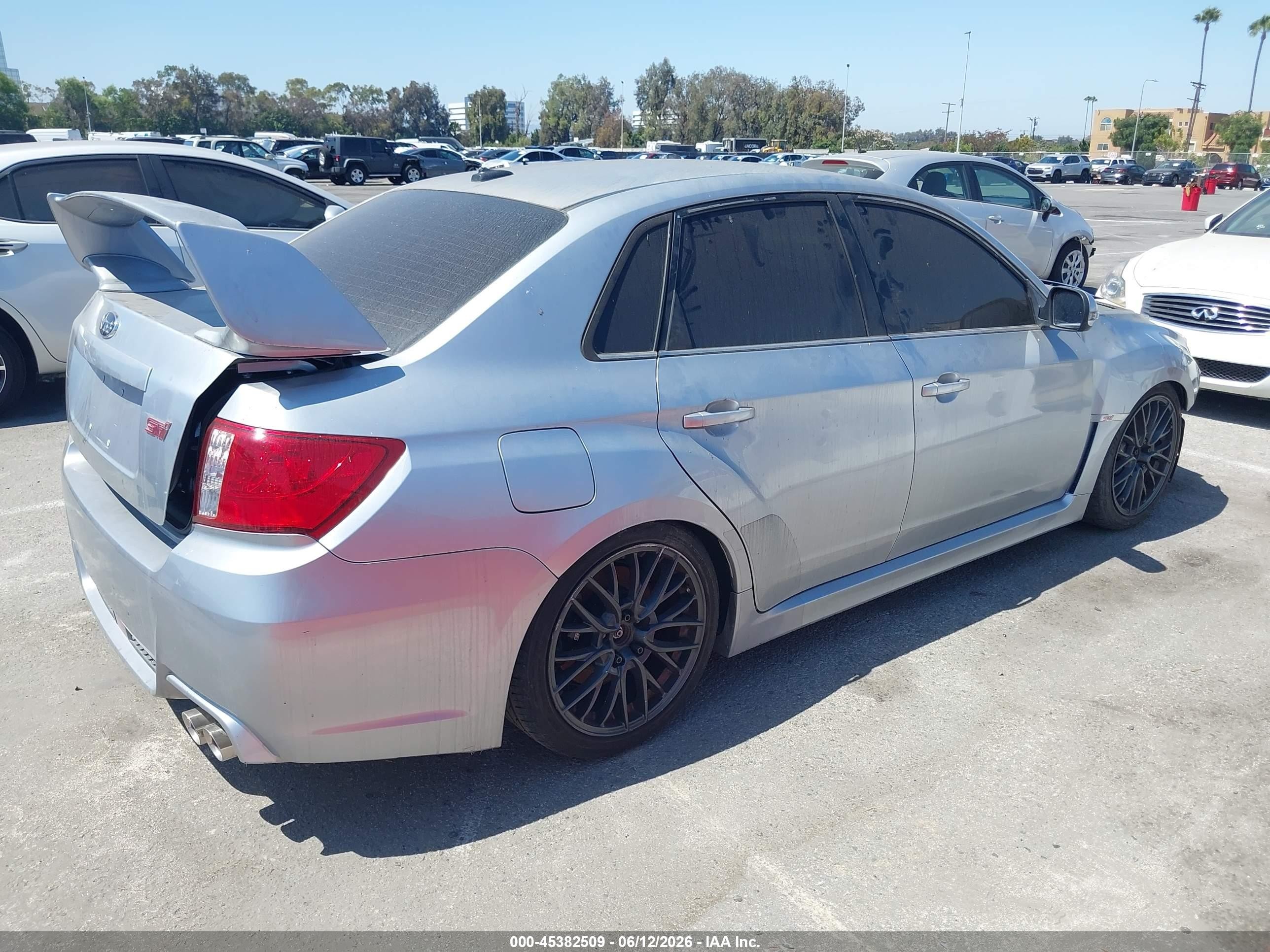 2014 Subaru Impreza VIN JF1GV8J65EL007913 IAAI salvage auction — Front End, Salvage (California), sold $1,600 on 2026-07-09 (photo 4)