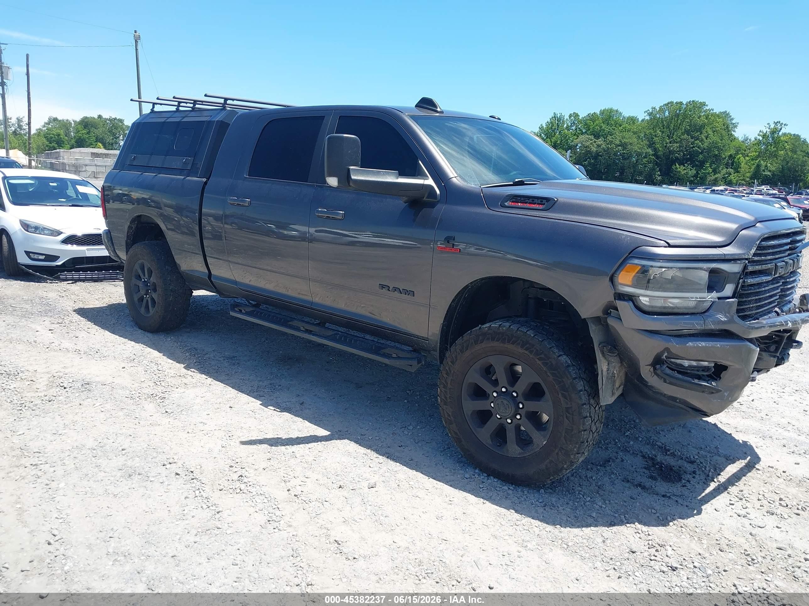 2021 Ram 2500 VIN 3C6UR5ML4MG631013 IAAI salvage auction — Front End, Salvage (North Carolina), sold $19,000 on 2026-08-19 (photo 1)
