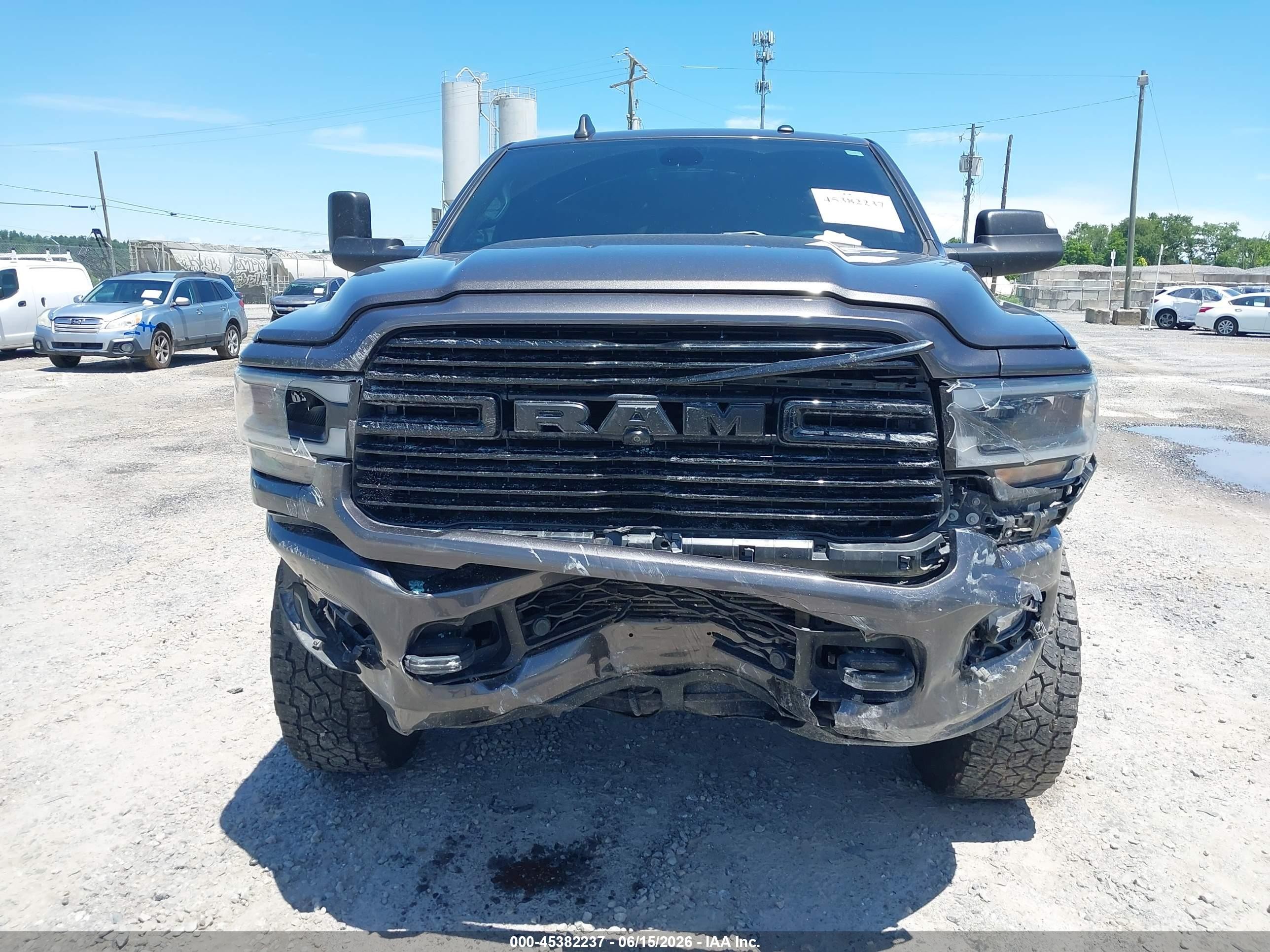 2021 Ram 2500 VIN 3C6UR5ML4MG631013 IAAI salvage auction — Front End, Salvage (North Carolina), sold $19,000 on 2026-08-19 (photo 6)