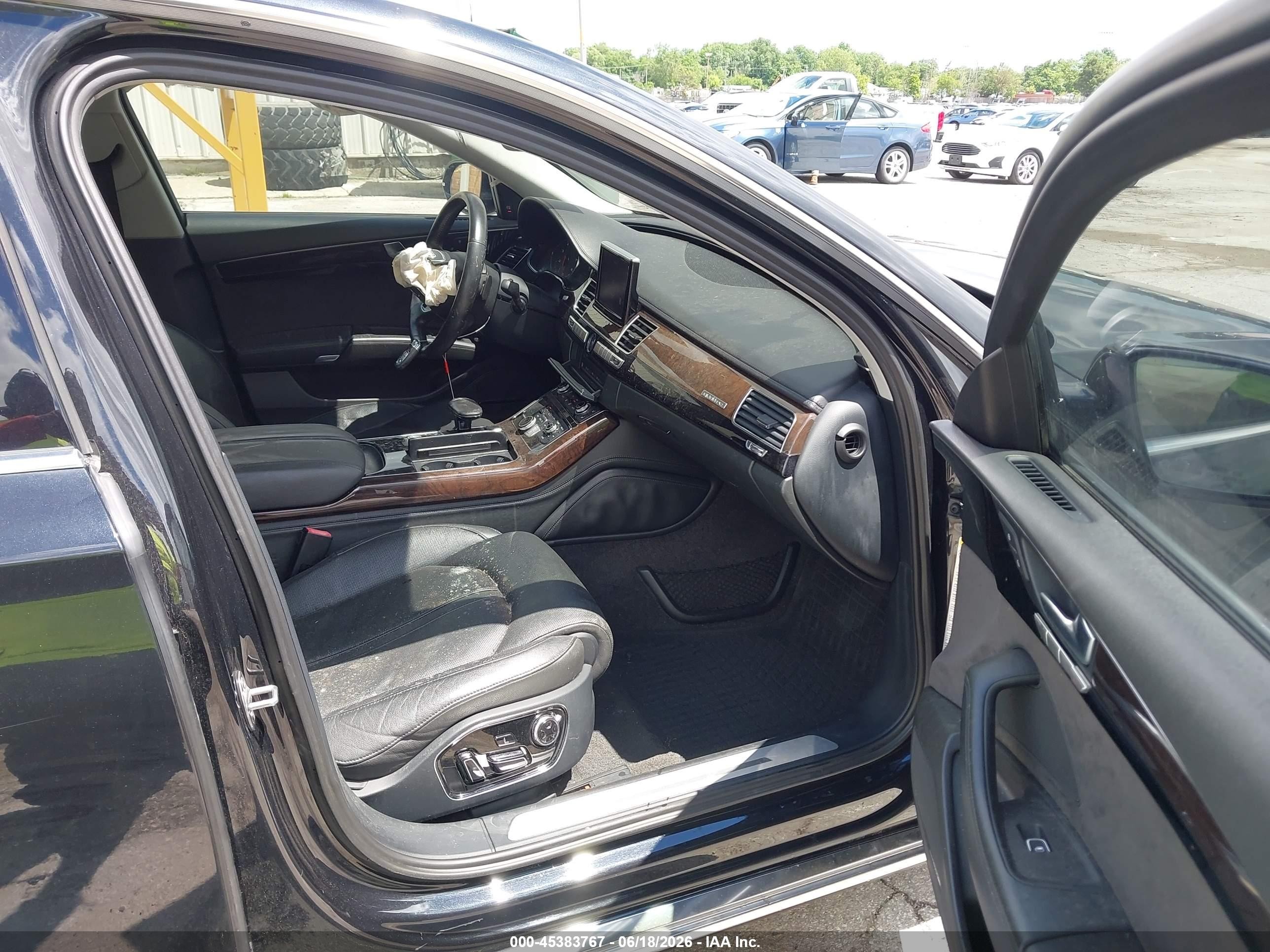 2013 Audi A8 VIN WAUR2AFD9DN019217 IAAI salvage auction — Front End, Salvage (Illinois), sold $1,300 on 2026-09-09 (photo 5)