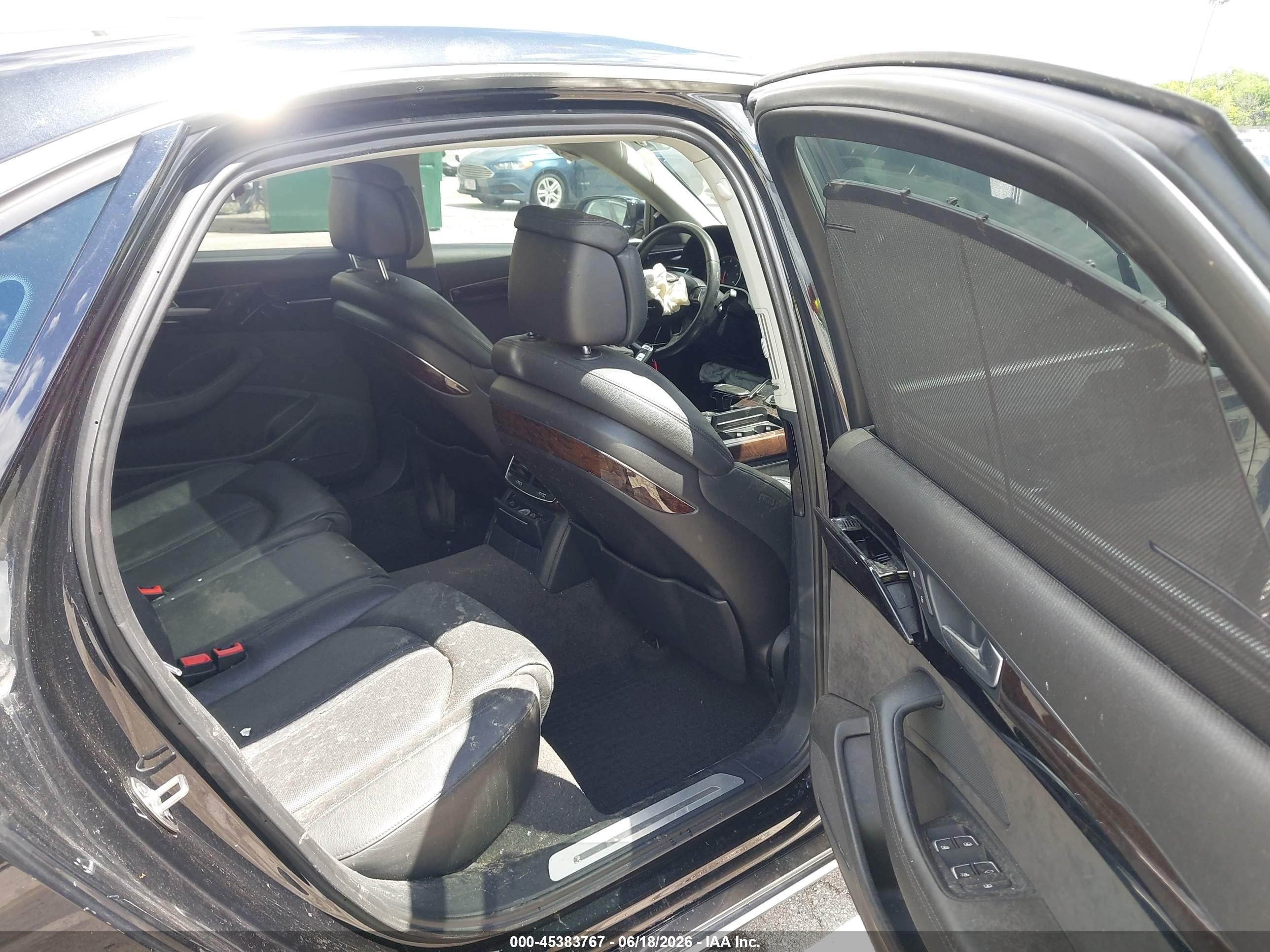 2013 Audi A8 VIN WAUR2AFD9DN019217 IAAI salvage auction — Front End, Salvage (Illinois), sold $1,300 on 2026-09-09 (photo 8)