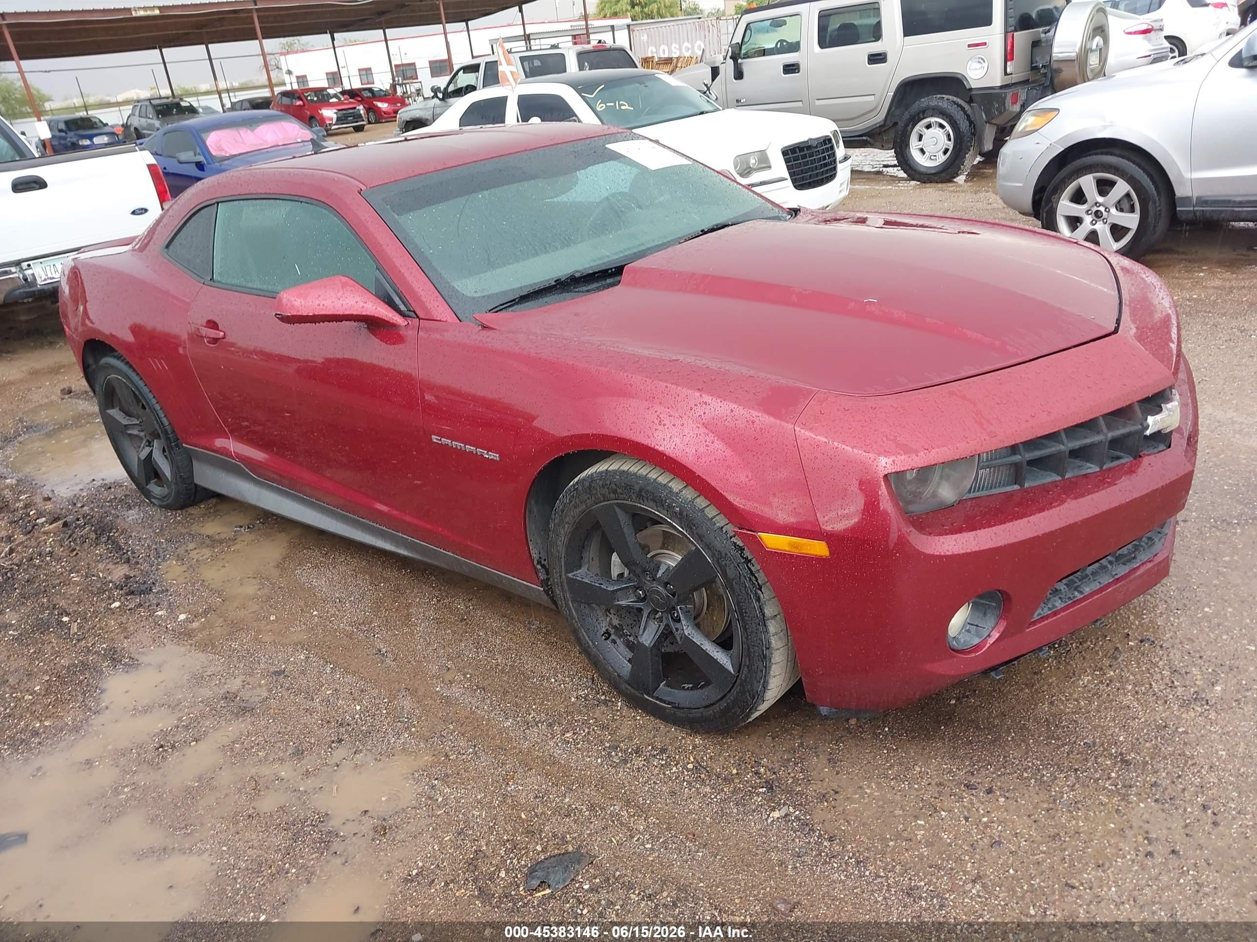 2010 Chevrolet Camaro VIN 2G1FG1EV3A9154962 IAAI salvage auction — Normal Wear, Clear-Dealer Only (Arizona), sold $1,450 on 2026-07-08 (photo 1)