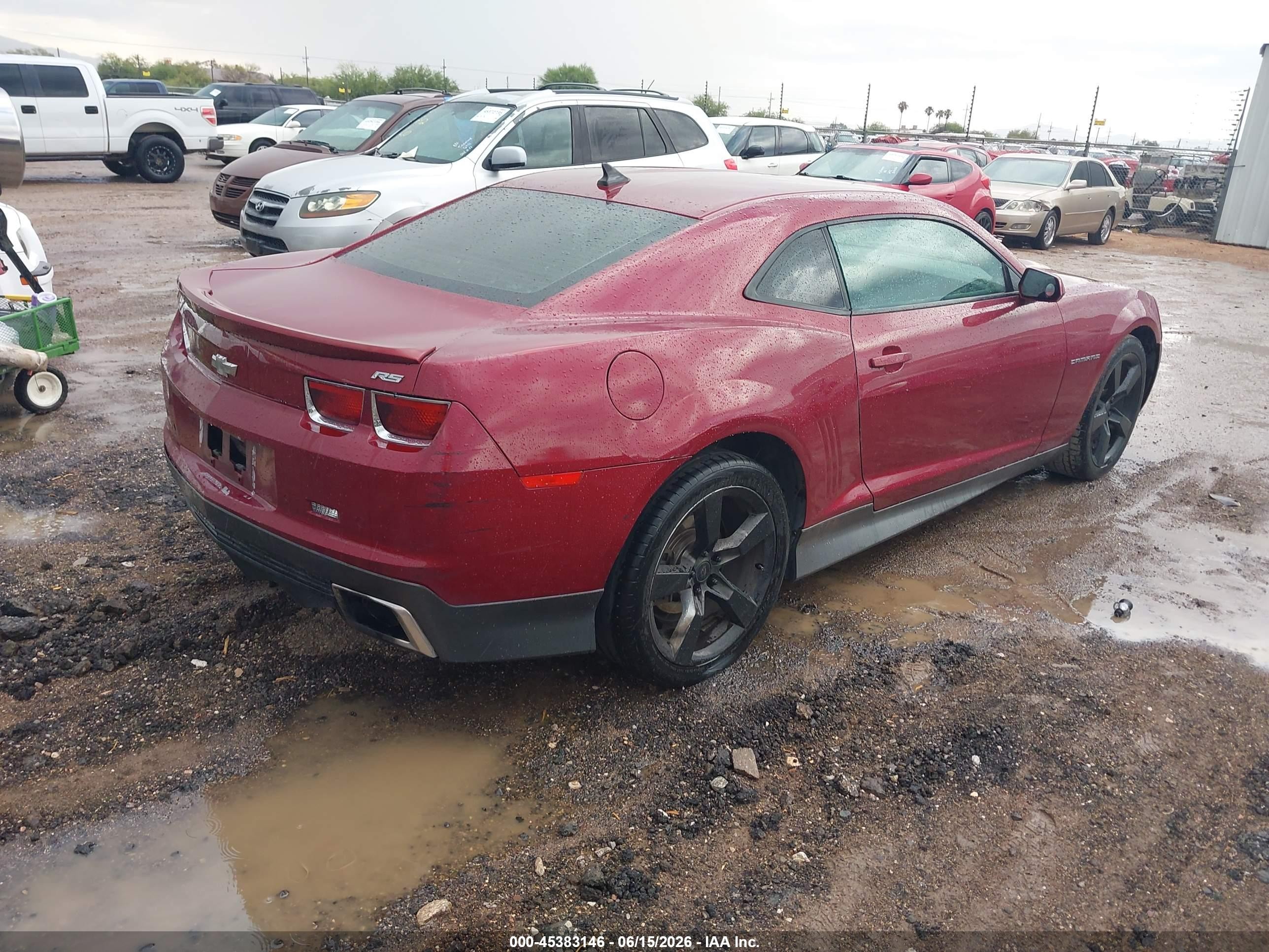 2010 Chevrolet Camaro VIN 2G1FG1EV3A9154962 IAAI salvage auction — Normal Wear, Clear-Dealer Only (Arizona), sold $1,450 on 2026-07-08 (photo 4)