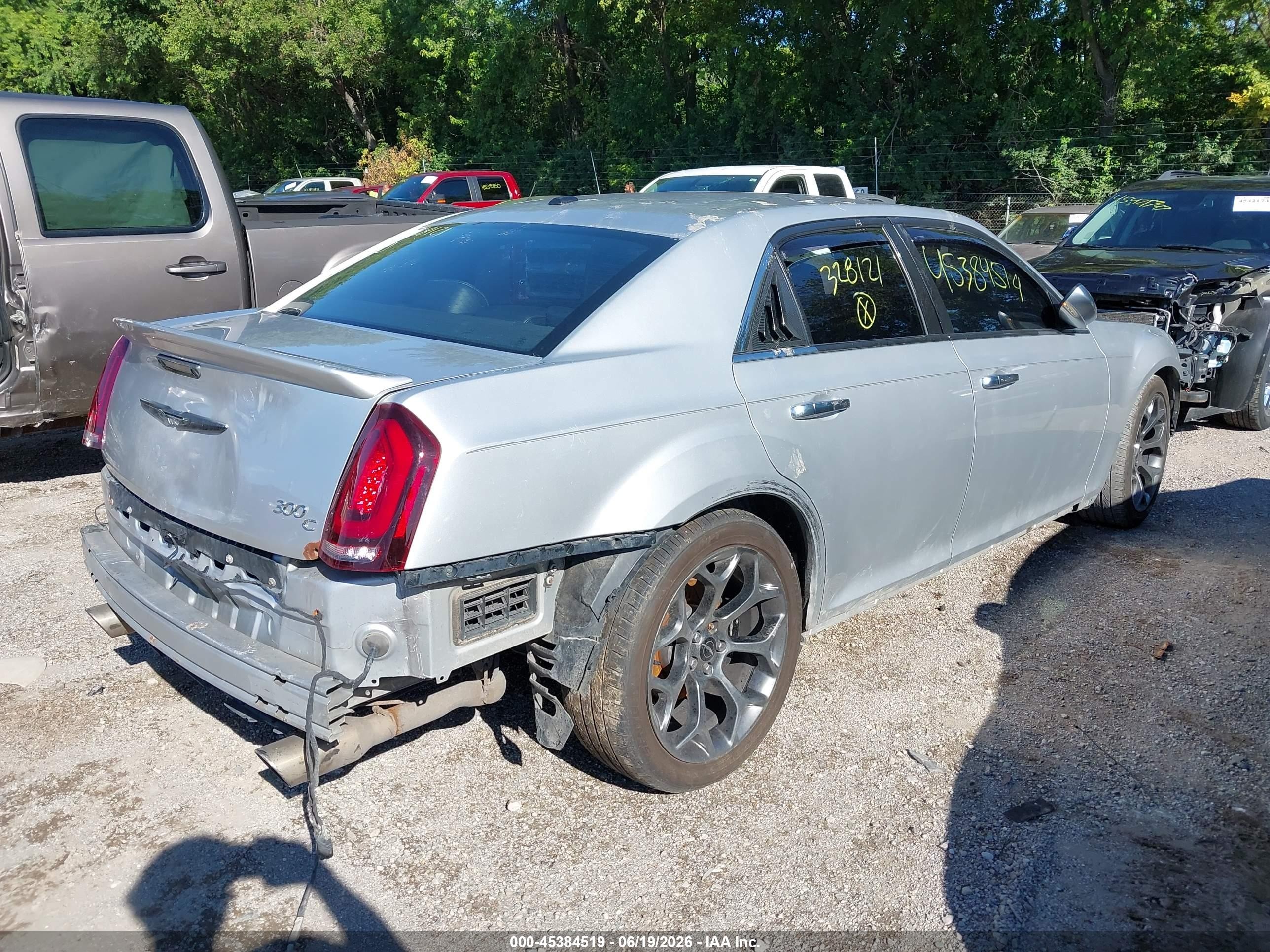 2012 Chrysler 300c VIN 2C3CCAPT7CH238121 IAAI salvage auction — Front End, Salvage (Indiana), sold $1,100 on 2026-09-10 (photo 4)