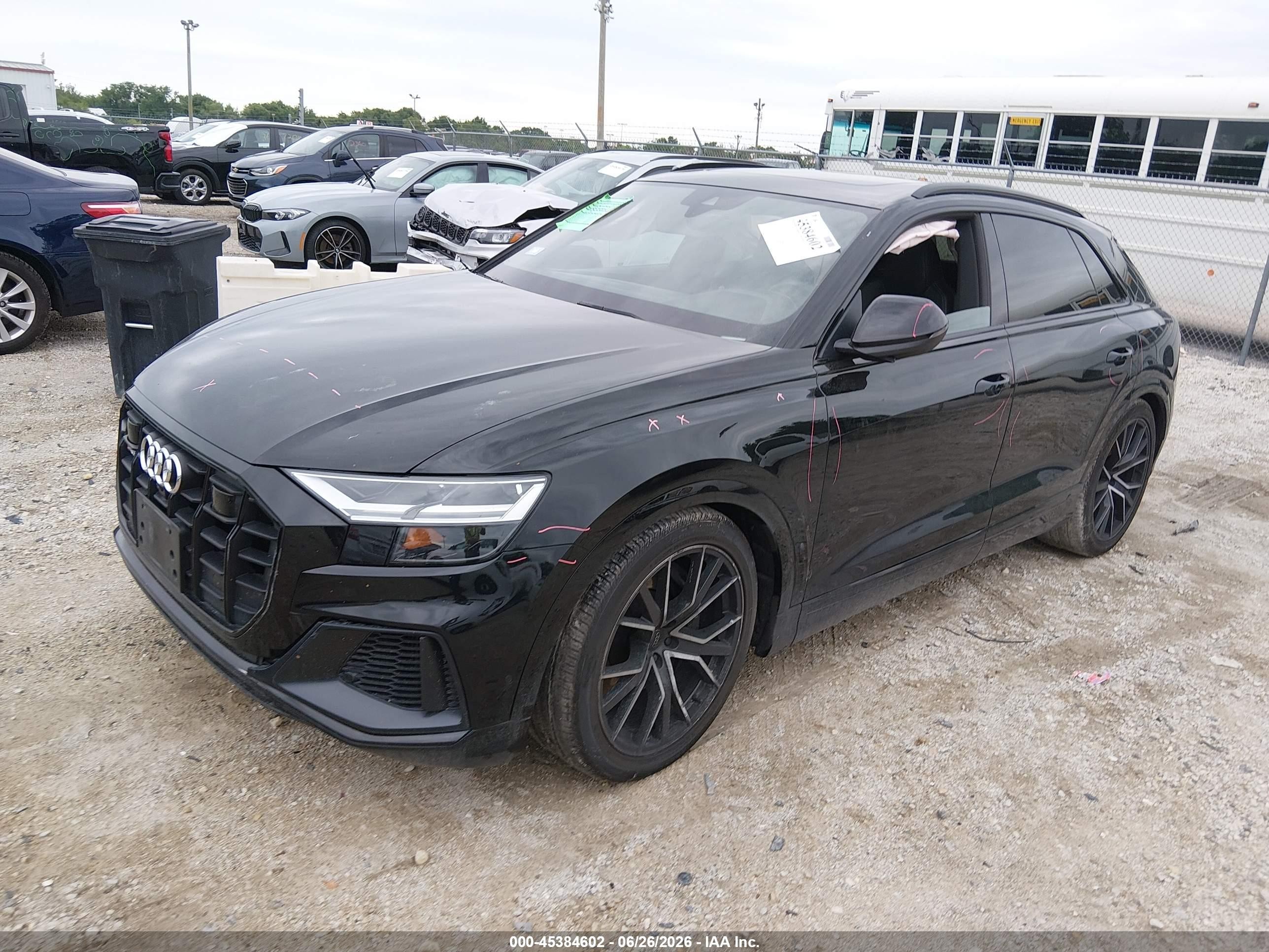 2020 Audi SQ8 VIN WA1AWAF10LD024914 IAAI salvage auction — Side, Salvage (Illinois), sold $20,300 on 2026-09-12 (photo 2)