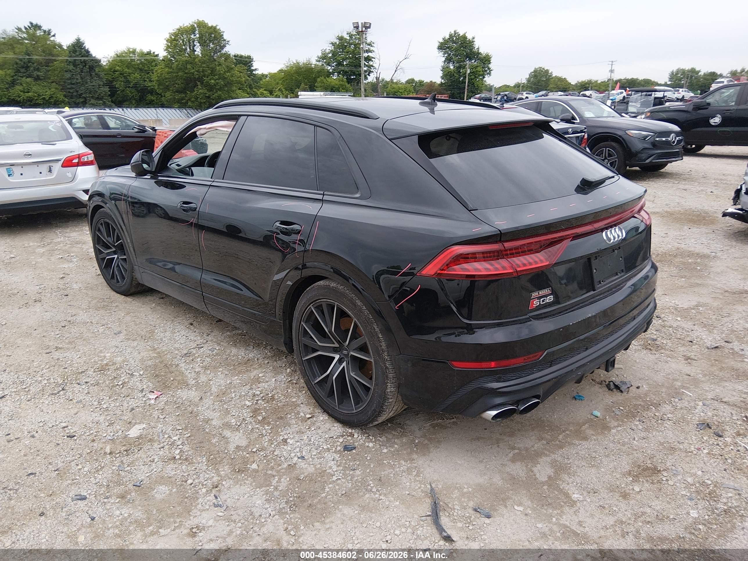 2020 Audi SQ8 VIN WA1AWAF10LD024914 IAAI salvage auction — Side, Salvage (Illinois), sold $20,300 on 2026-09-12 (photo 3)