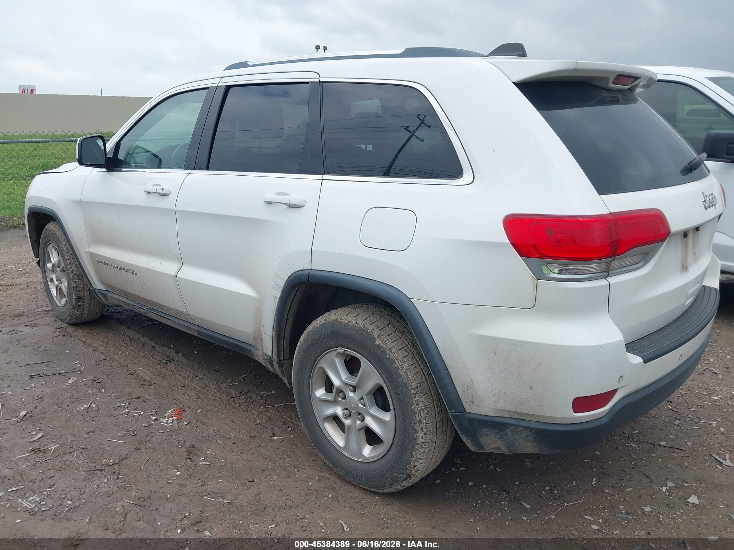 2016 Jeep Grand cherokee VIN 1C4RJEAG6GC313916 IAAI salvage auction — Front End, Original (Texas), sold $3,350 on 2026-09-08 (photo 3)