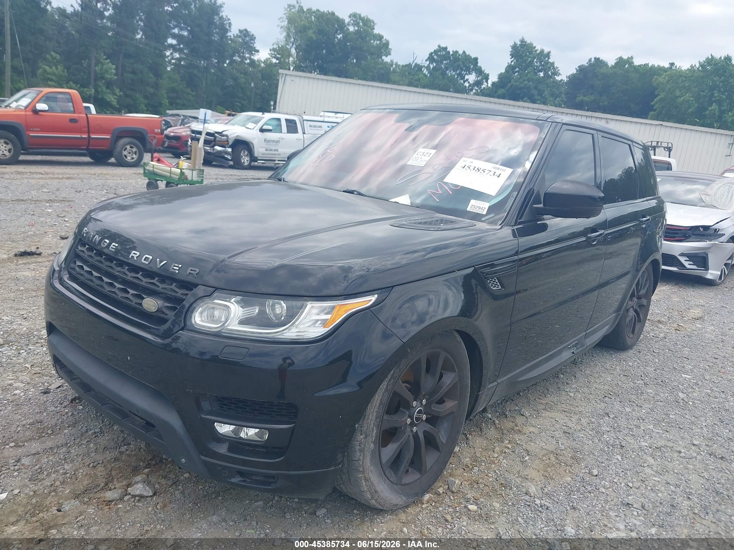 2014 Land Rover Range Rover Sport VIN SALWR2WF9EA363155 IAAI salvage auction — Normal Wear, Clear (Georgia), sold $2,025 on 2026-06-30 (photo 2)