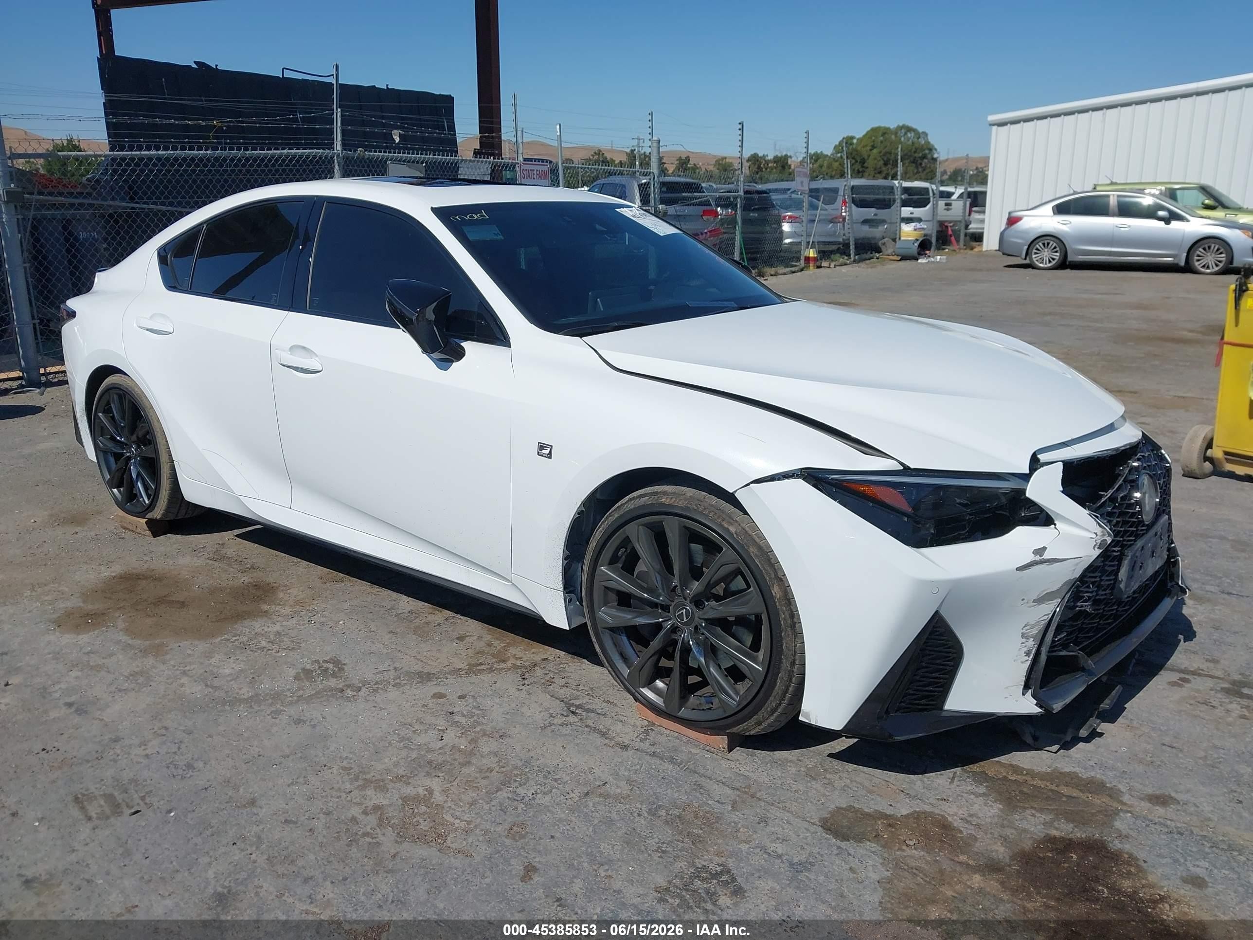 2025 Lexus IS 350 VIN JTHGZ1B21S5091566 — IAAI salvage auction photo