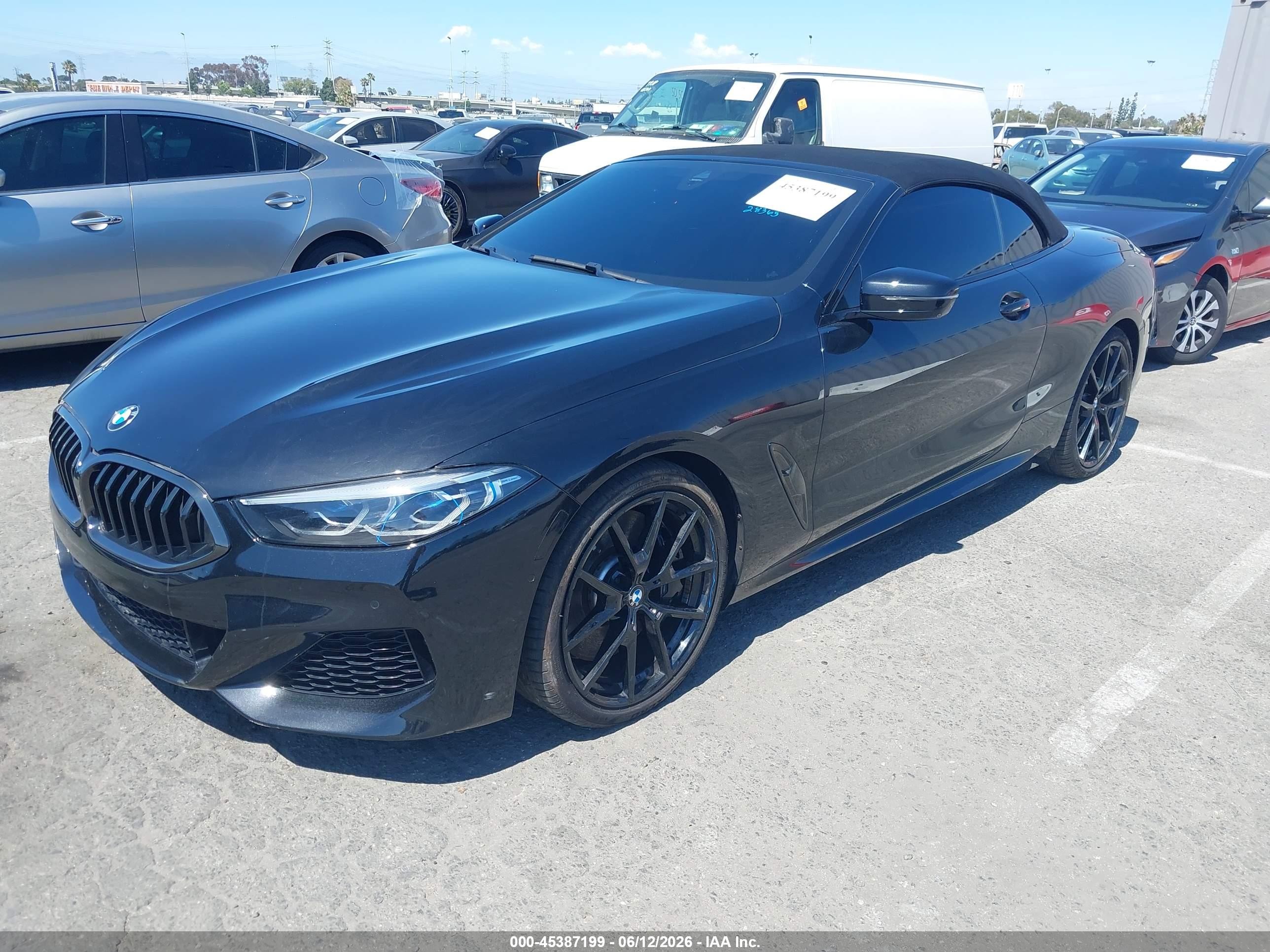 2022 BMW 8er VIN WBAFY4C05NCH75731 IAAI salvage auction — Front End, Salvage (California), sold $32,100 on 2026-07-02 (photo 2)
