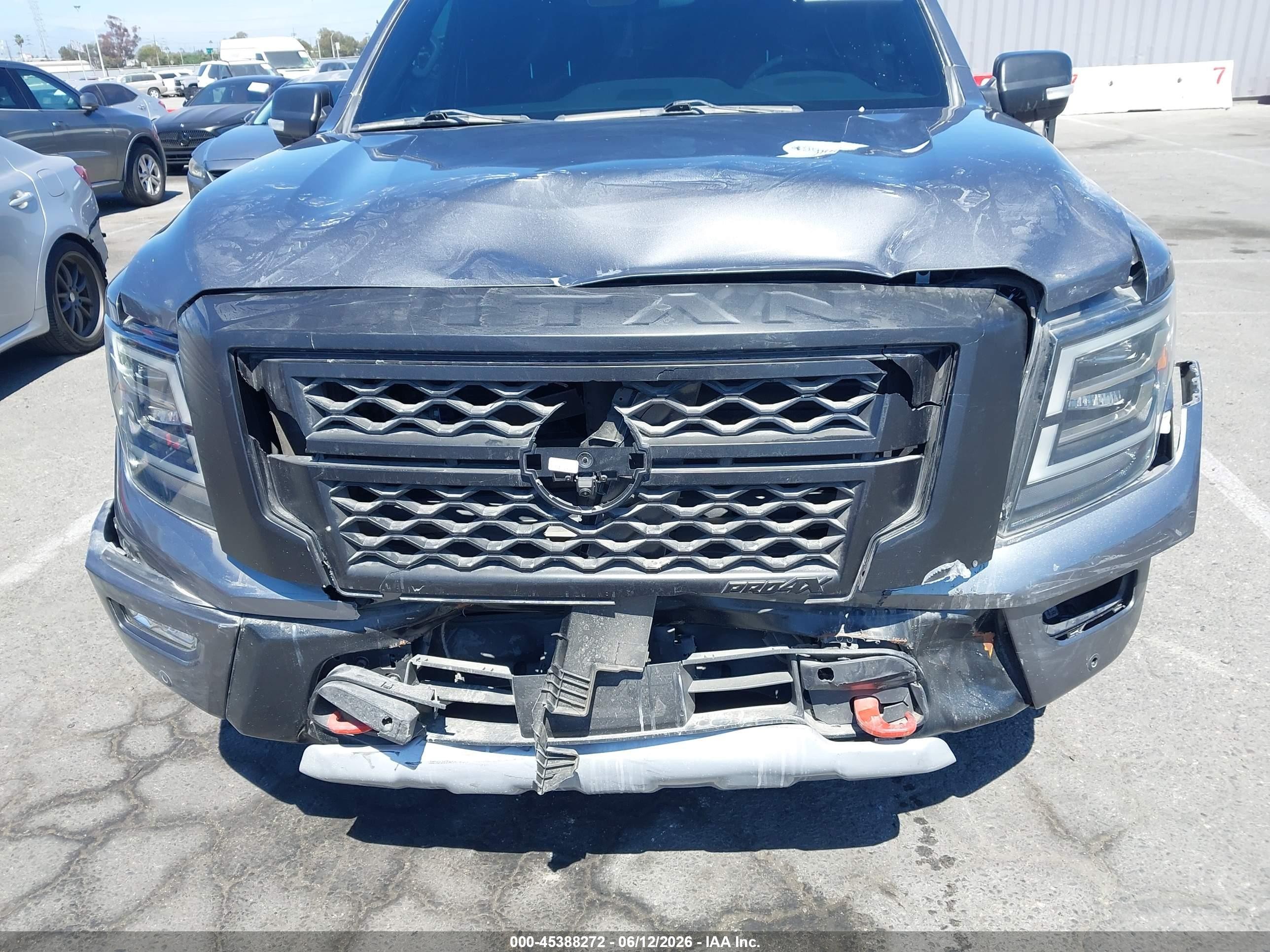 2021 Nissan Titan VIN 1N6AA1ED1MN526145 IAAI salvage auction — Front End, Salvage (Nevada), sold $14,200 on 2026-07-09 (photo 6)